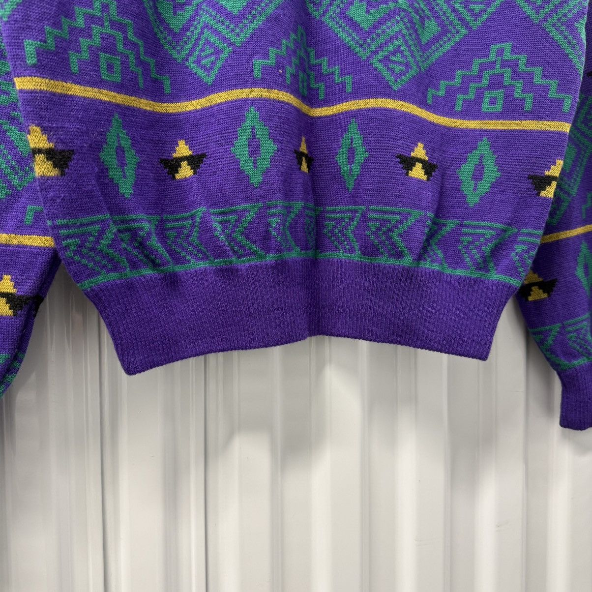 Spyder × Vintage RARE Vintage 90s Coogi Style Spyder Crewneck Sweater Size US L / EU 52-54 / 3 - 10 Thumbnail