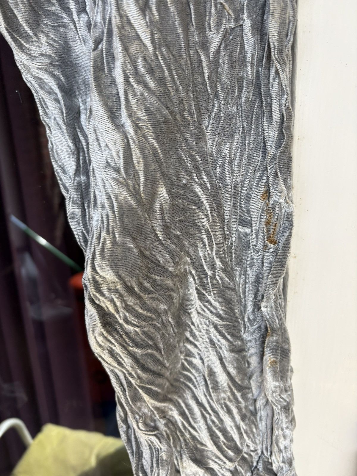 Issey Miyake Issey Miyake vintage silver plissé trousers Size US 32 / EU 48 - 7 Thumbnail