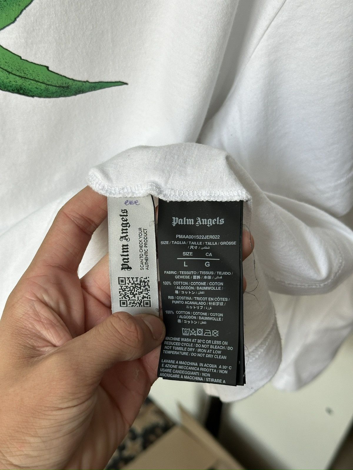 Palm Angels Palm Angels Palm Logo T-Shirt Size US L / EU 52-54 / 3 - 9 Thumbnail