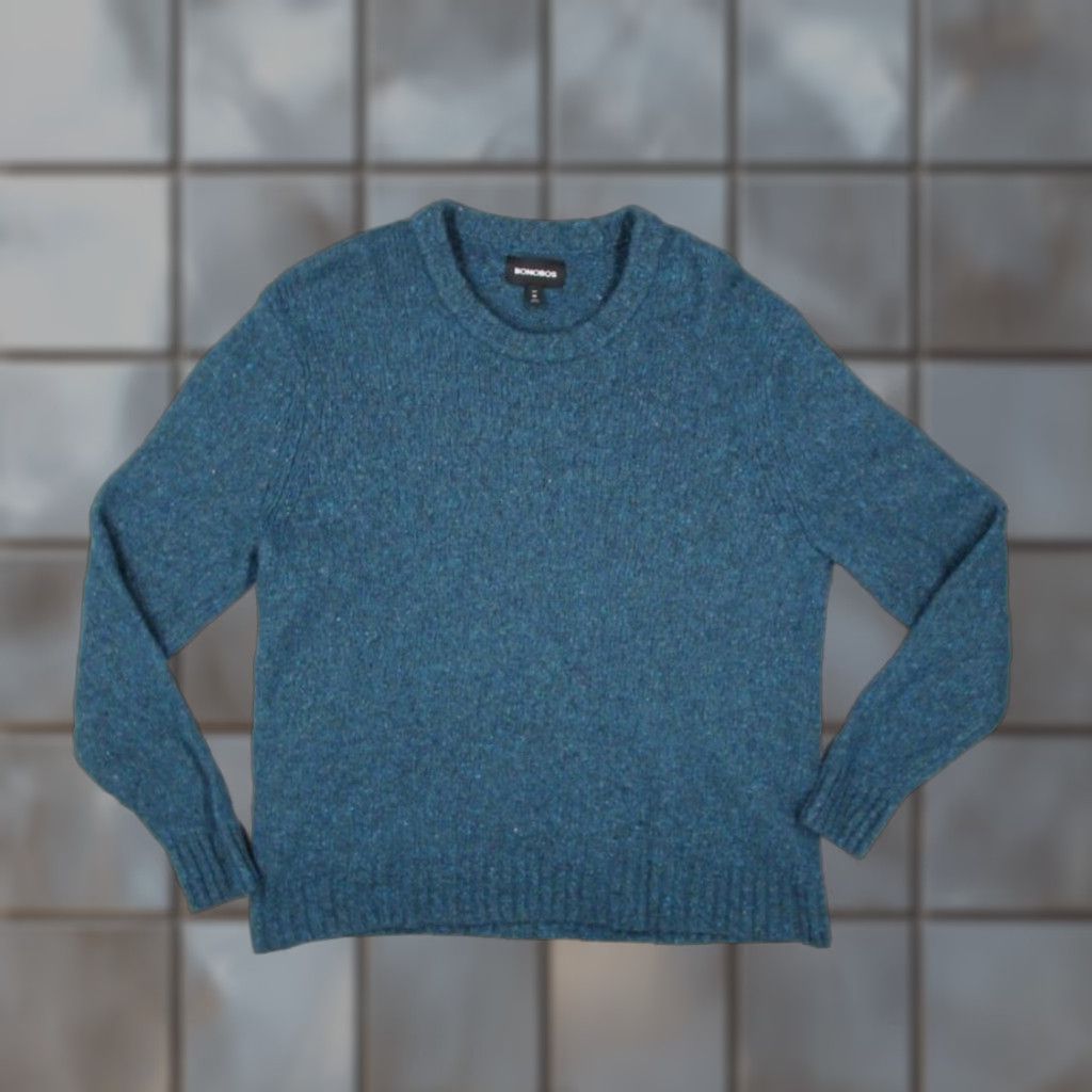 Bonobos VINTAGE Bonobos Sweater Men’s 2XL Blue Slim Fit Crew Neck Knit Pullover Wool Alpaca Blend Casual Size US XXL / EU 58 / 5 - 1 Thumbnail