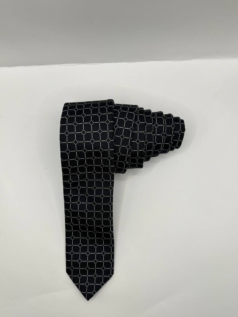 Hugo Boss Hugo Boss Silk Geometric Tie - Made in Italy Size ONE SIZE - 2 Thumbnail