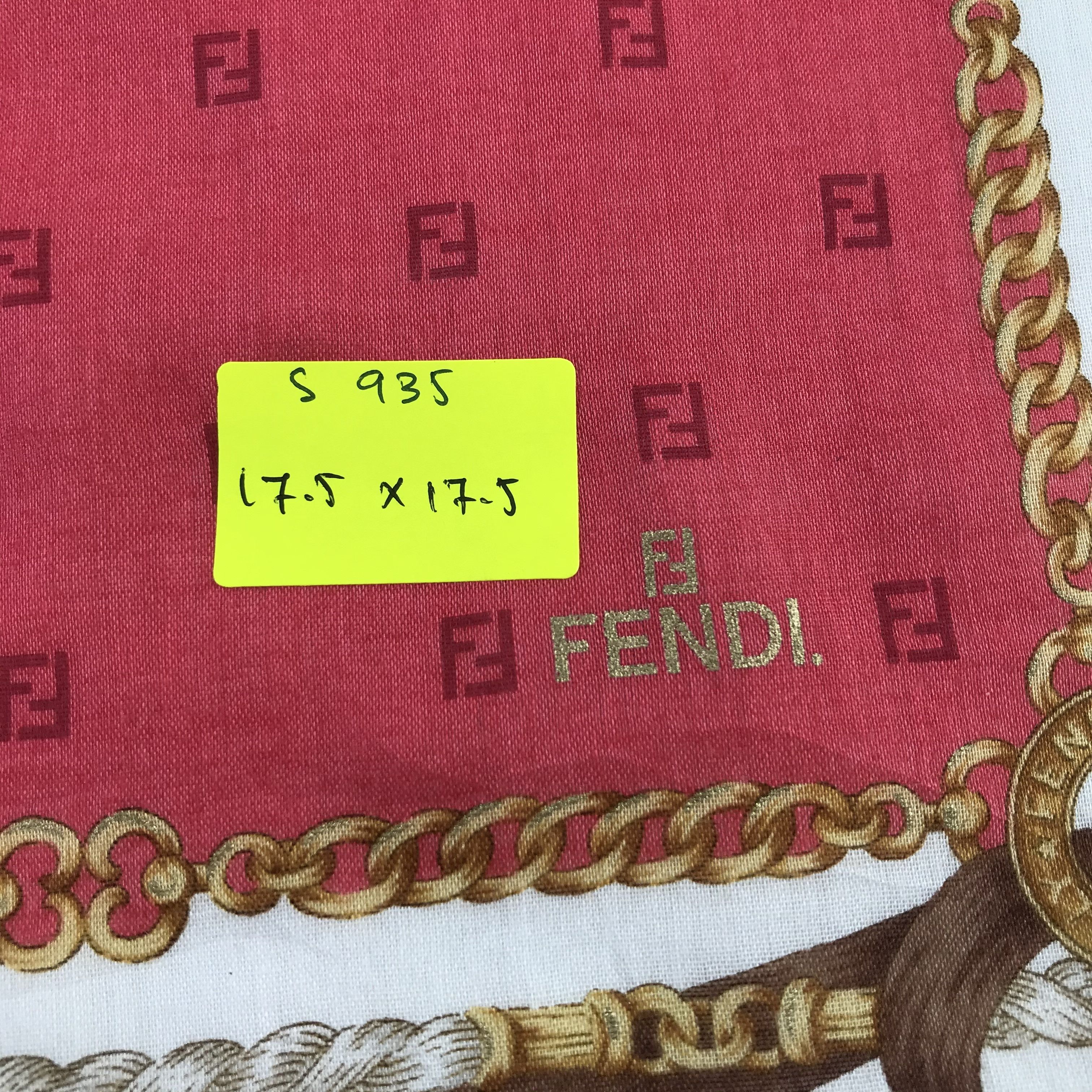 Vintage Vintage Fendi Bandana / Handkerchief / Neckerchief - S935 Size ONE SIZE - 5 Thumbnail