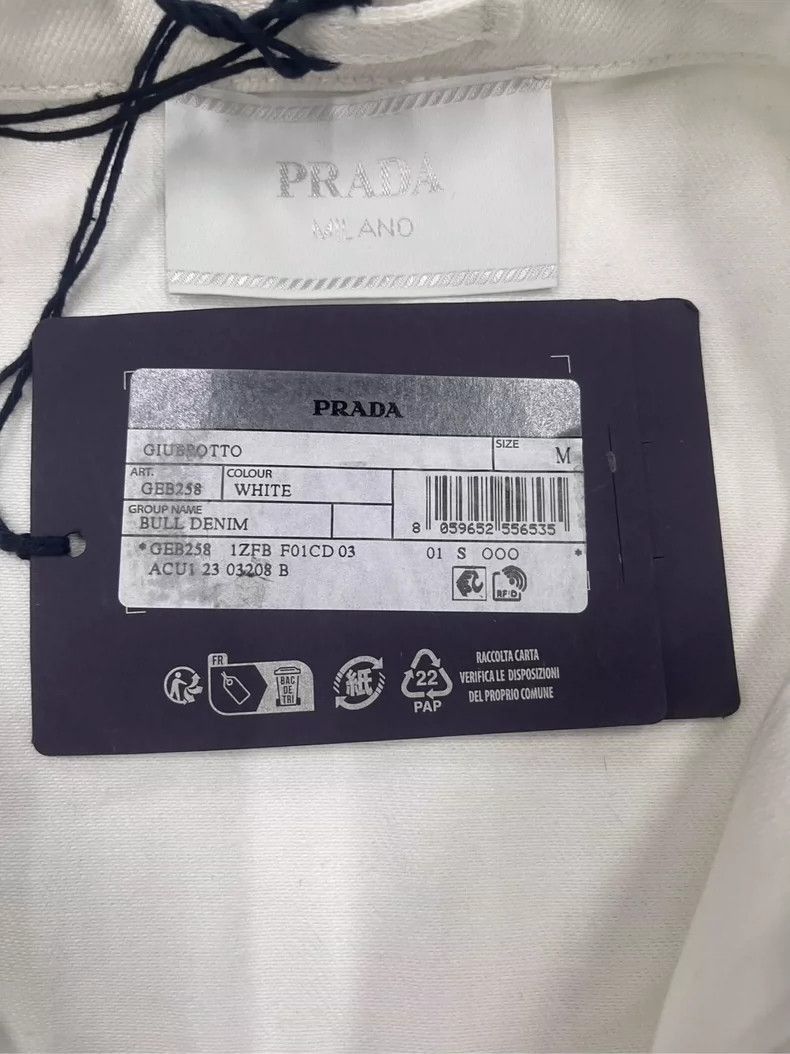 Prada PRADA Logo Zip Casual Jacket for Men -2505 Size US M / EU 48-50 / 2 - 3 Thumbnail