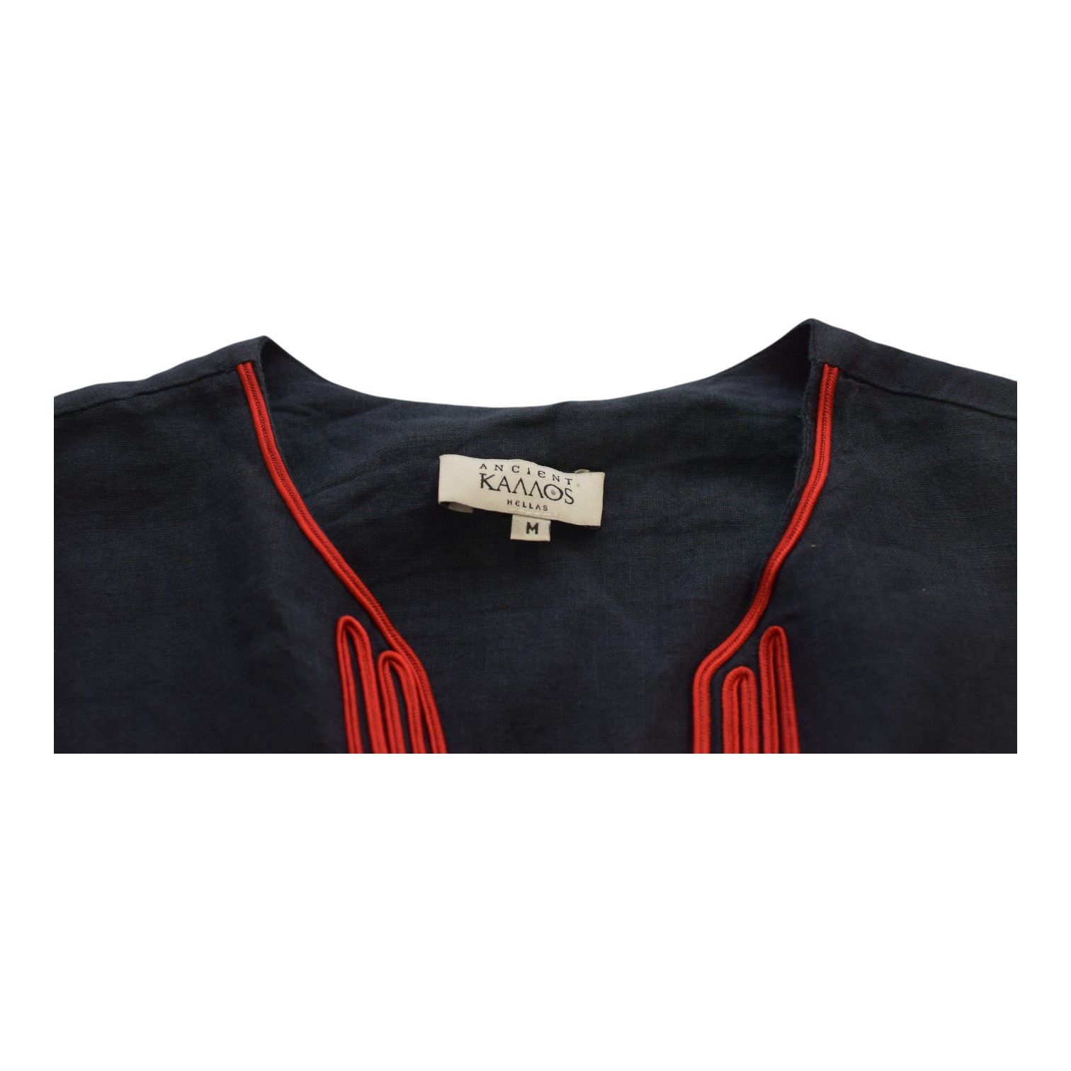 Other Ancient Kallos Athena Cord Navy Blue Linen Maxi Dress – M Size M / US 6-8 / IT 42-44 - 3 Thumbnail