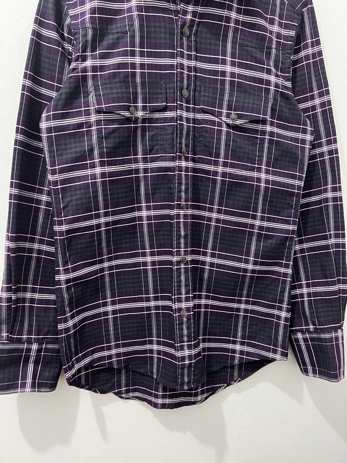 Tom Ford Tom Ford - Western Plaid Checkered Shirt Size US M / EU 48-50 / 2 - 2 Thumbnail