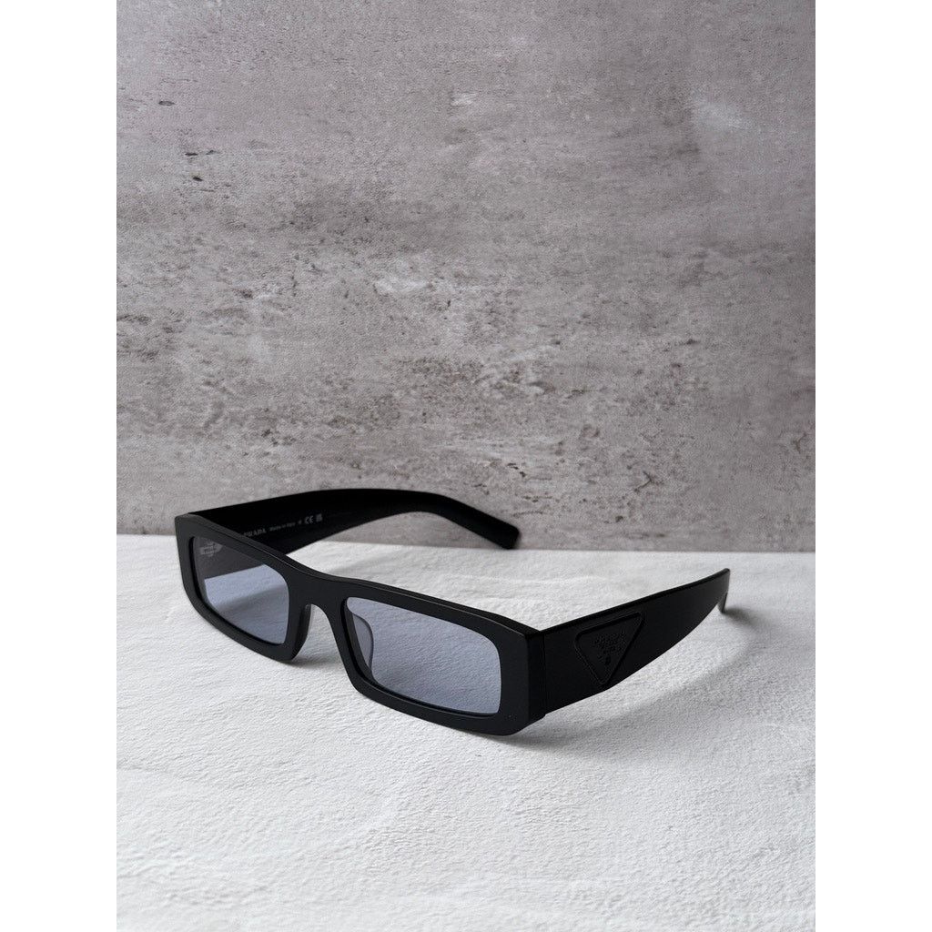 Prada NEW Prada PR D09SD Sunglasses in Black Blue $497 Size ONE SIZE - 4 Thumbnail
