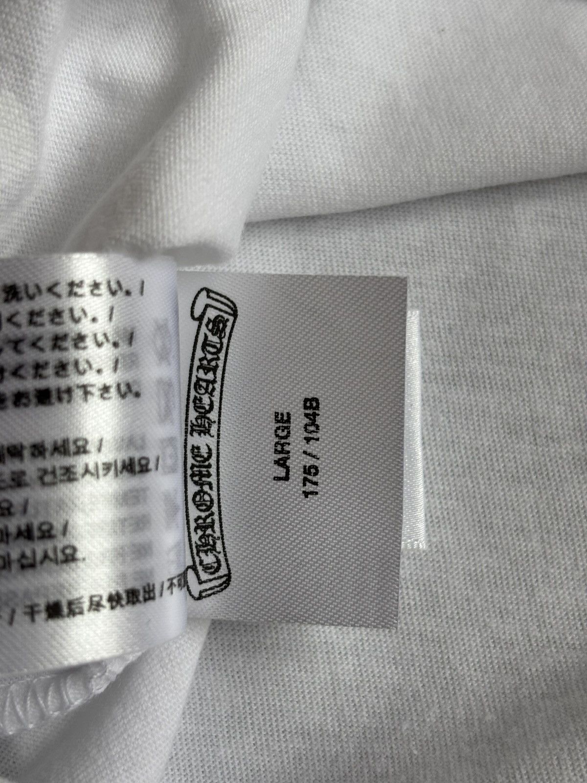 Chrome Hearts Chrome Hearts White Scroll Tee Size US L / EU 52-54 / 3 - 7 Thumbnail