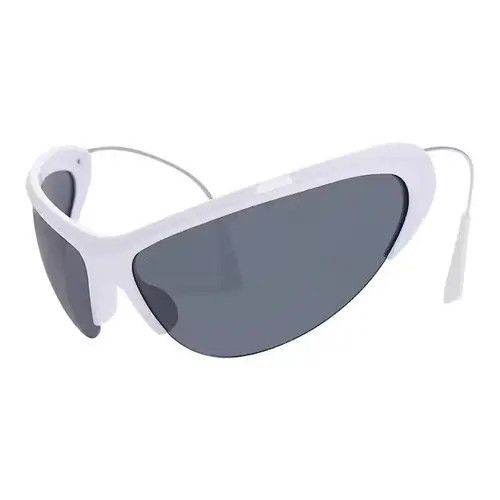 Vintage White Alien Eye Sunglasses Punk Tech Cyber Dystopian Bug Size ONE SIZE - 1 Thumbnail
