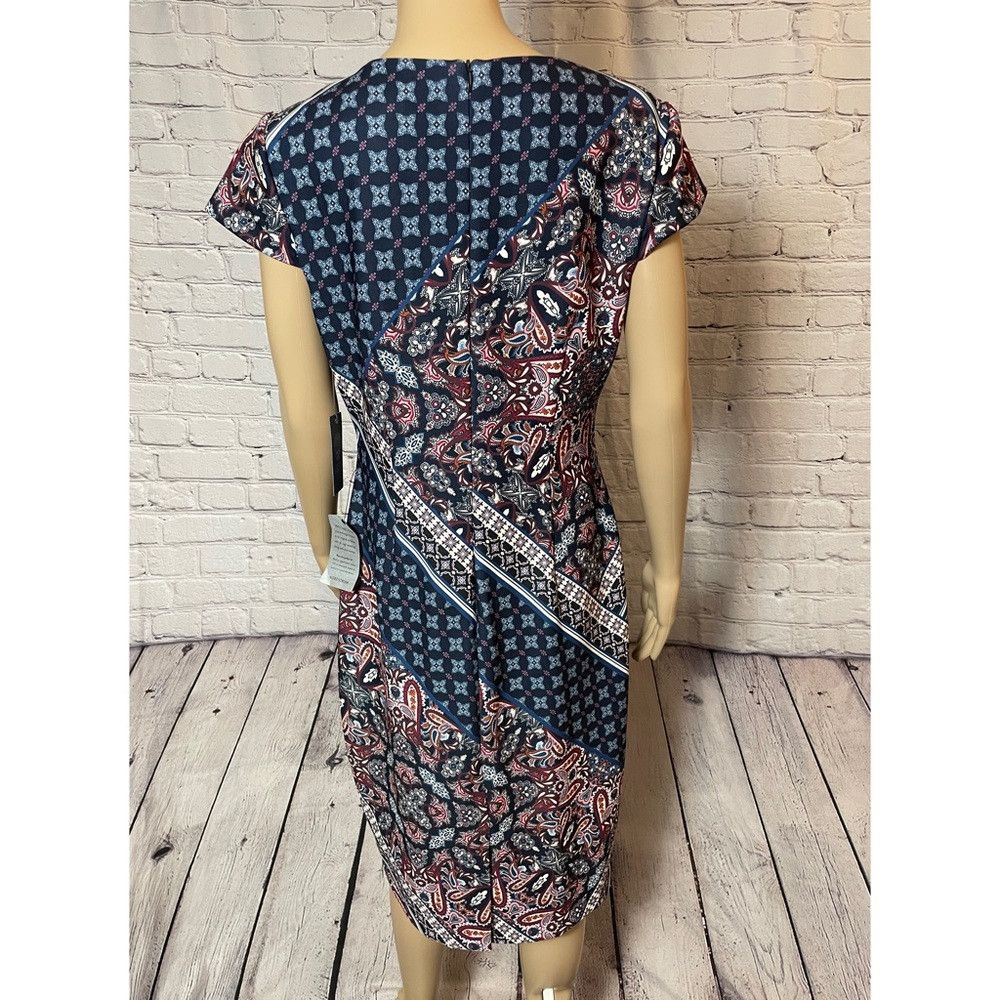 Vince Camuto NWT New $138 Vince Camuto Mixed Print Scuba Crepe Body-Con Size XL / US 12-14 / IT 48-50 - 4 Thumbnail