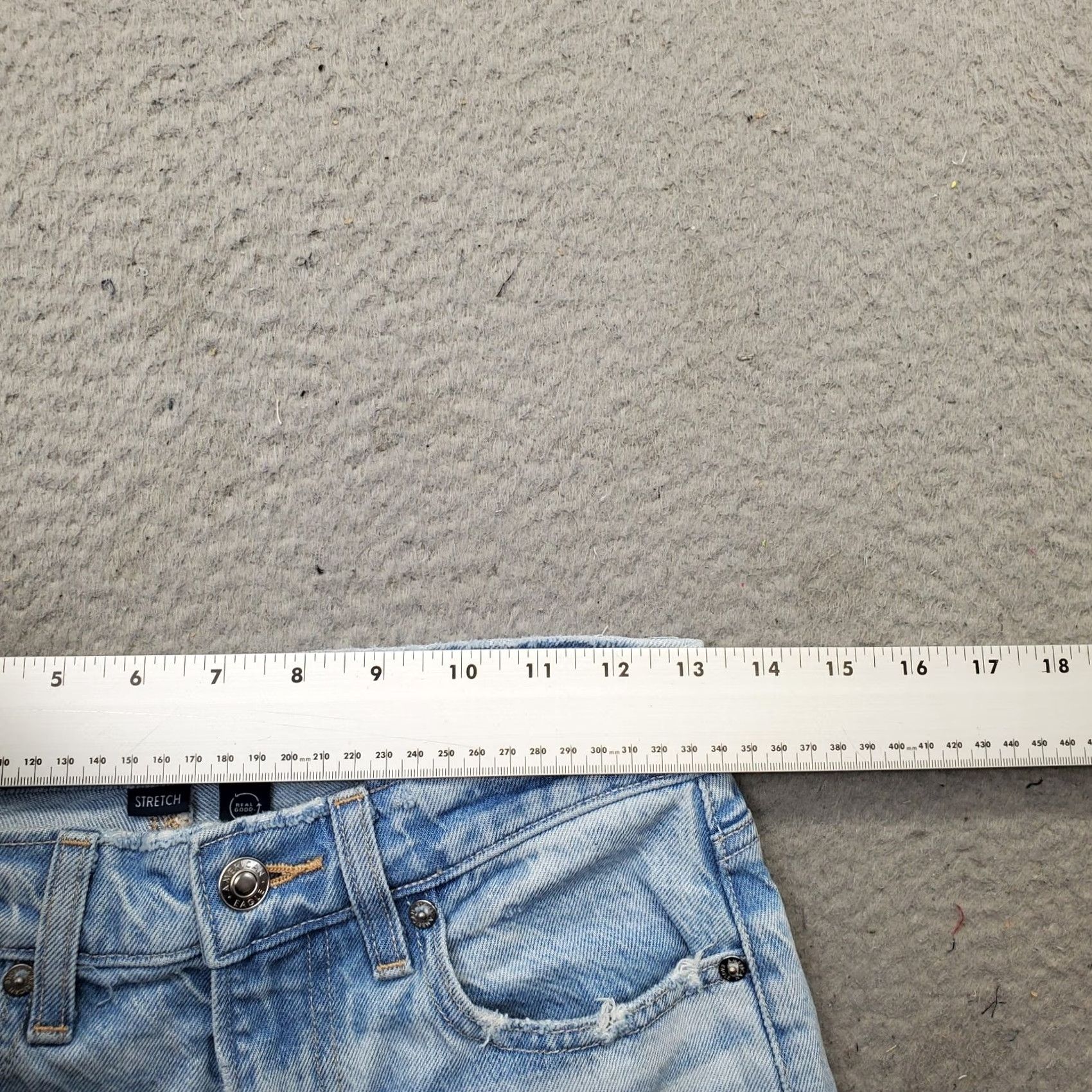 American Eagle Outfitters American Eagle Outfitters Jeans Womens 2 Blue Denim Straight 5-Pocket High Rise Jeans 29.75 Inseam Size 26" / US 2 / IT 38 - 6 Thumbnail