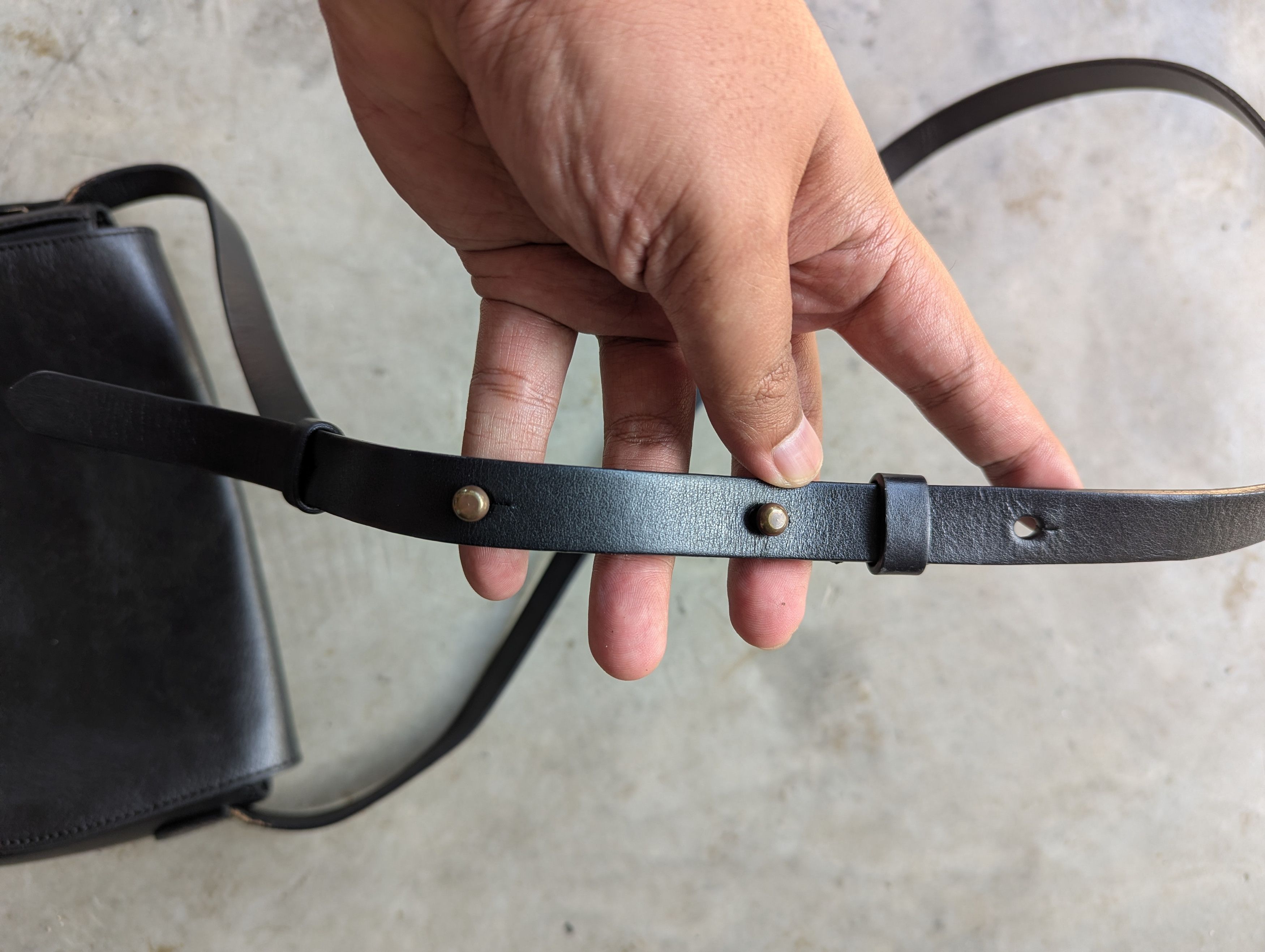Levi's Levis Leather Sling Bag Made in Italy Size ONE SIZE - 11 Thumbnail
