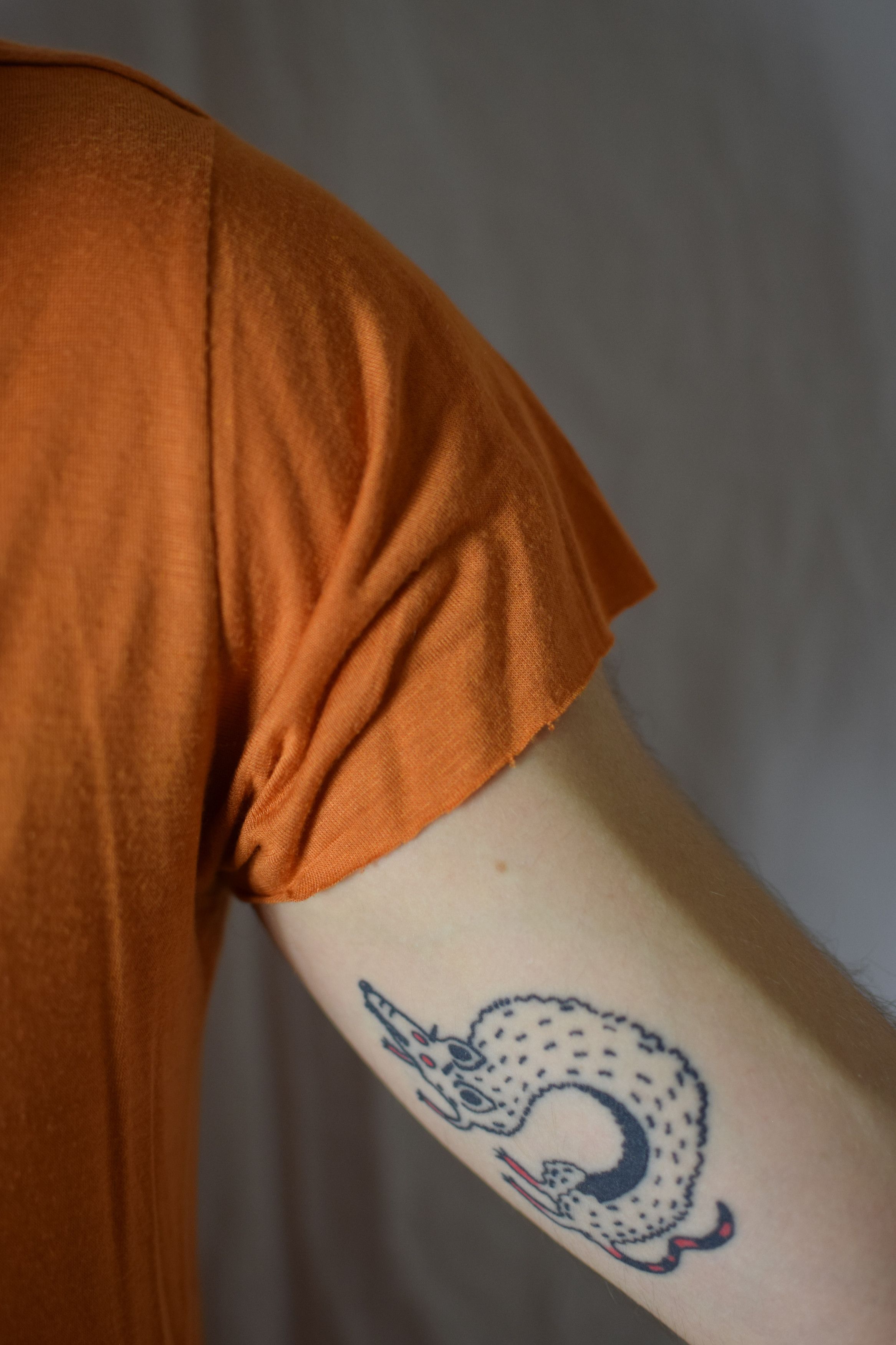 Rick Owens Rick Owens SS05 Scorpio Orange Top Size US L / EU 52-54 / 3 - 8 Thumbnail