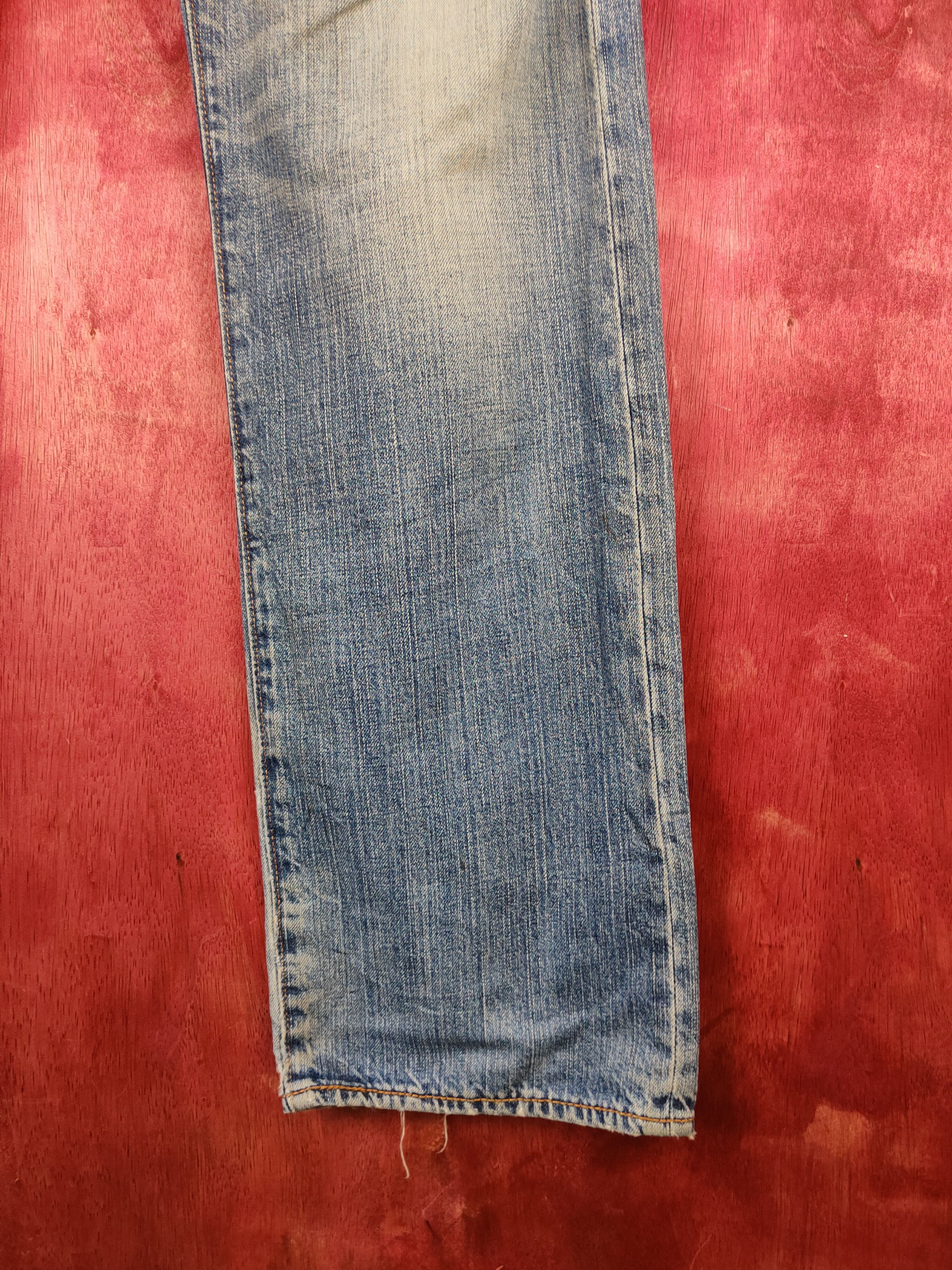 Levi's Levi's Blue Faded Distressed Ripped Jeans #S1668 Size US 34 / EU 50 - 6 Thumbnail