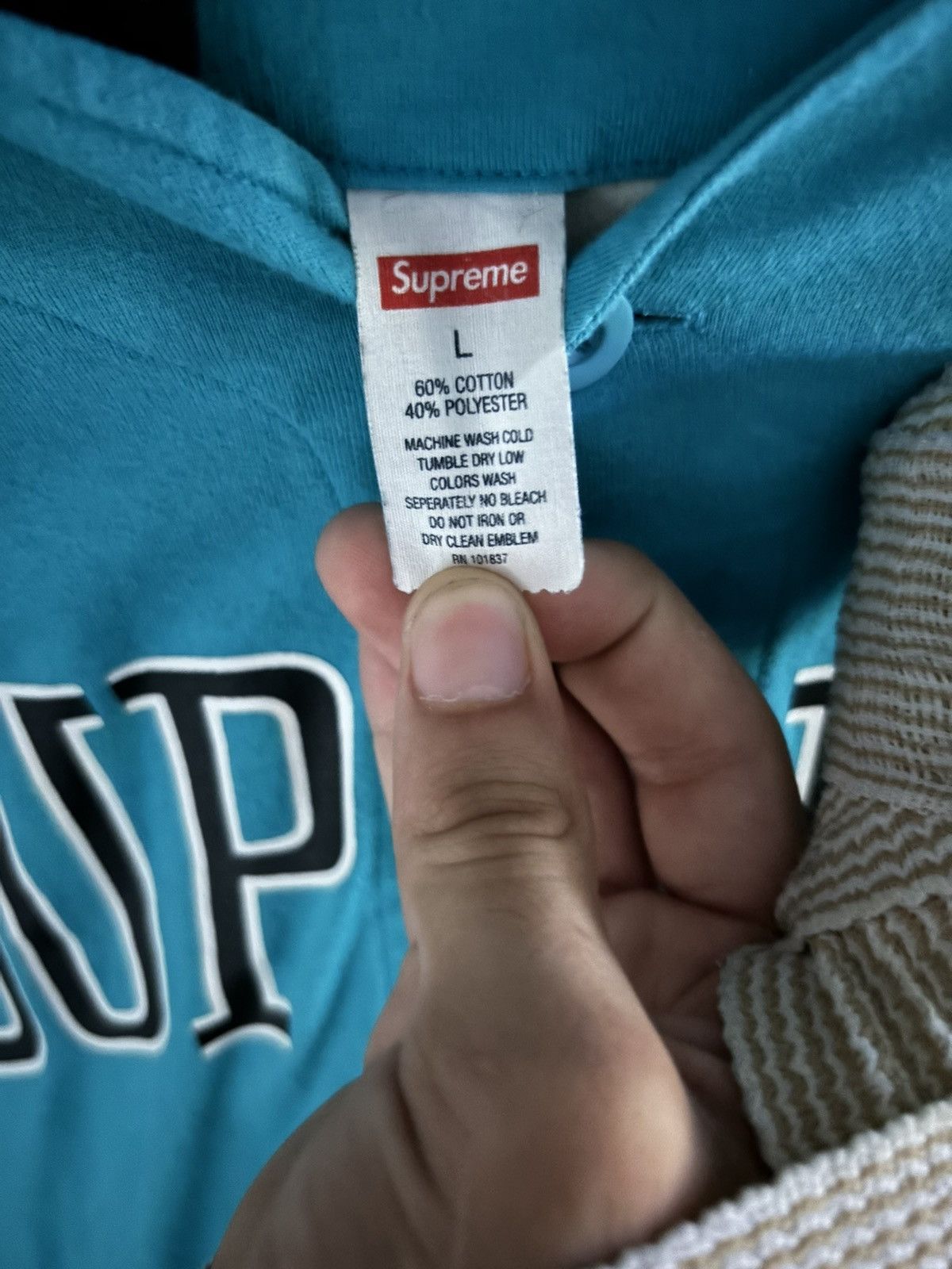 Supreme Supreme Hooded Baseball Top Size US L / EU 52-54 / 3 - 2 Thumbnail