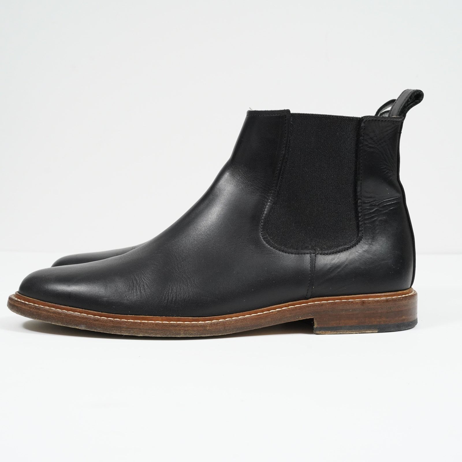 A.P.C. A.P.C. Ethan Chelsea Boots Noir Black Leather Size 44 EU Size US 10.5 / EU 43-44 - 9 Thumbnail