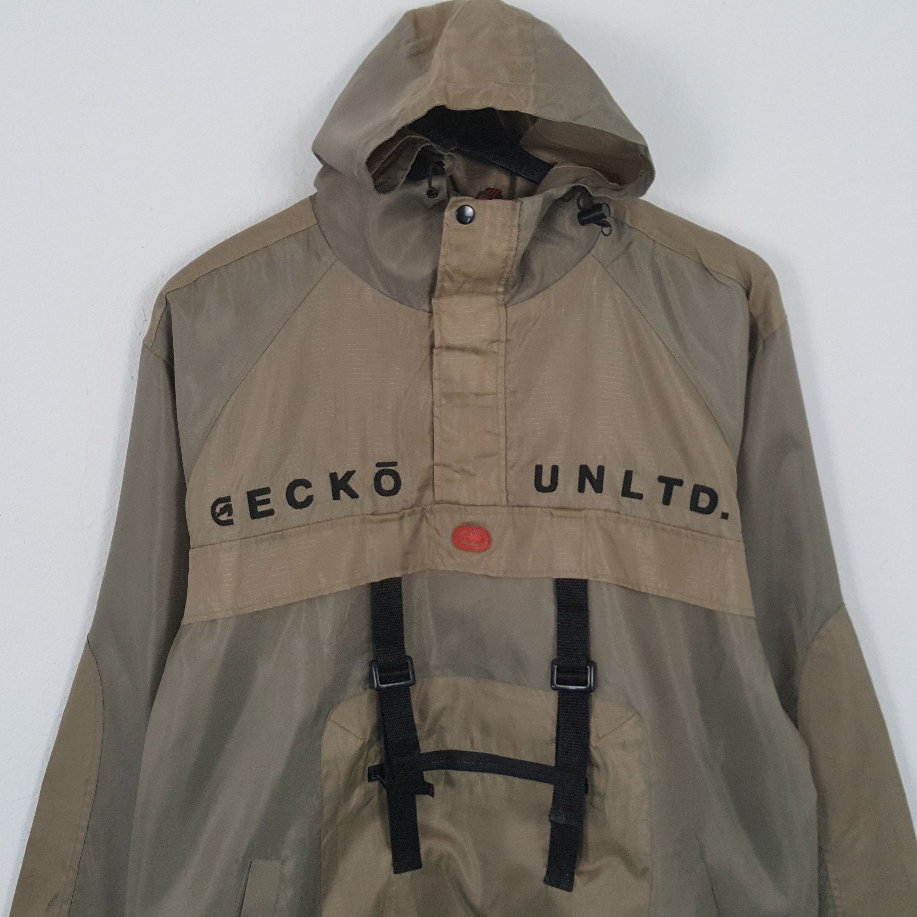 Ecko Unltd. × Vintage THE ECKO UNLIMITED Rare Design Windbreaker Jacket Size US XXL / EU 58 / 5 - 2 Thumbnail