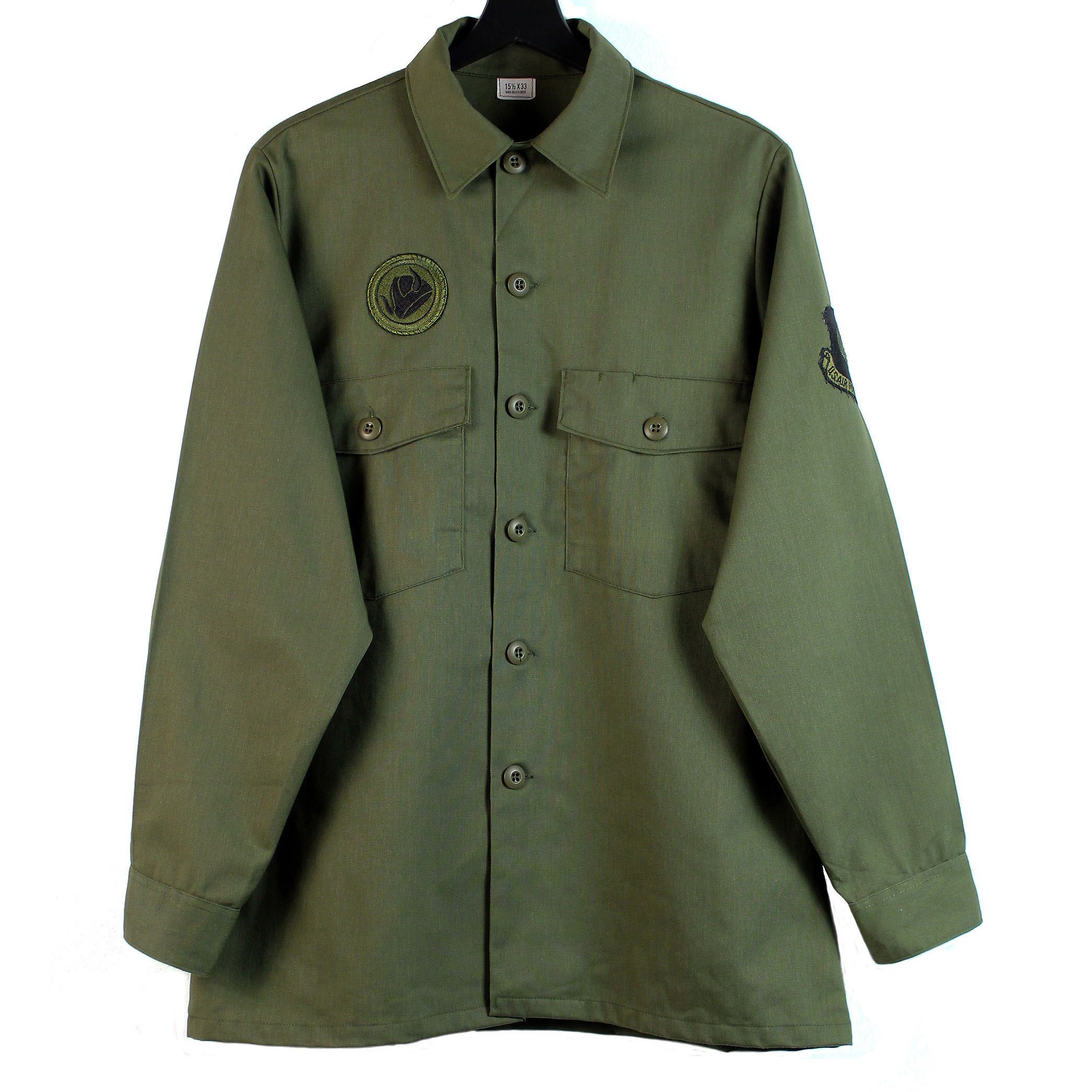 Vintage 1987 80s vintage US Air Forces Europe utility shirt OG 507 Size US M / EU 48-50 / 2 - 1 Thumbnail