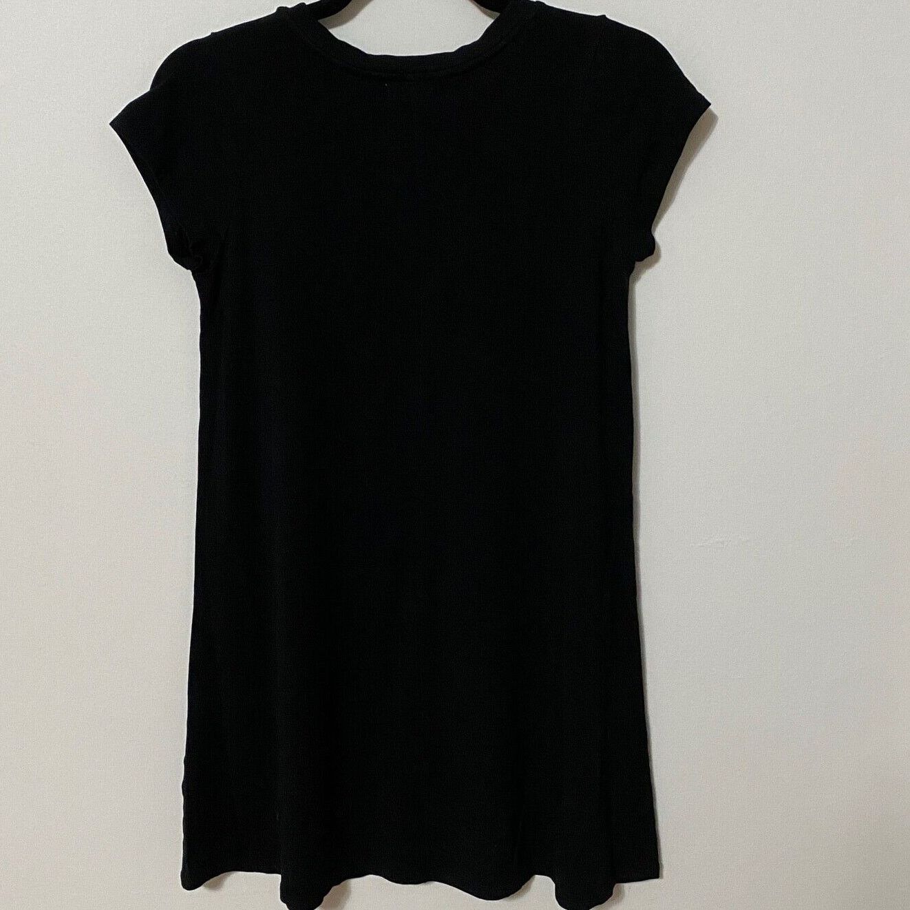 Other Heart & Hips Black Front Pocket T-Shirt Shift Dress SM Size S / US 4 / IT 40 - 2 Thumbnail
