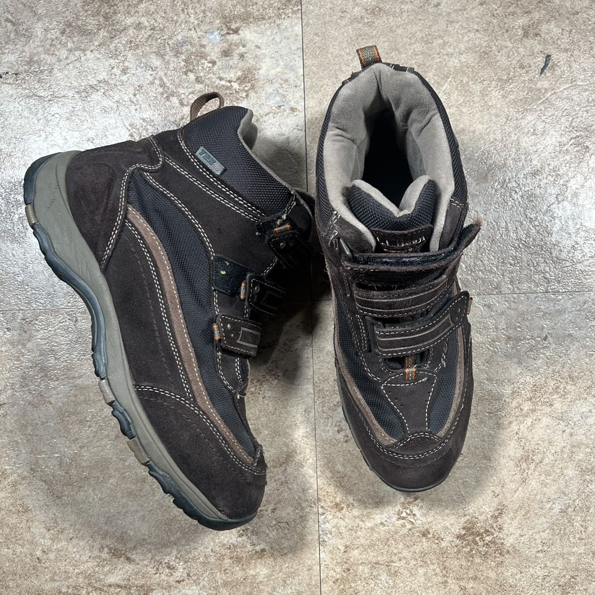L.L. Bean × Vintage Vtg Men's L.L. Bean Brown Suede Outdoor Hiking Boots Size US 11.5 / EU 44-45 - 1 Thumbnail