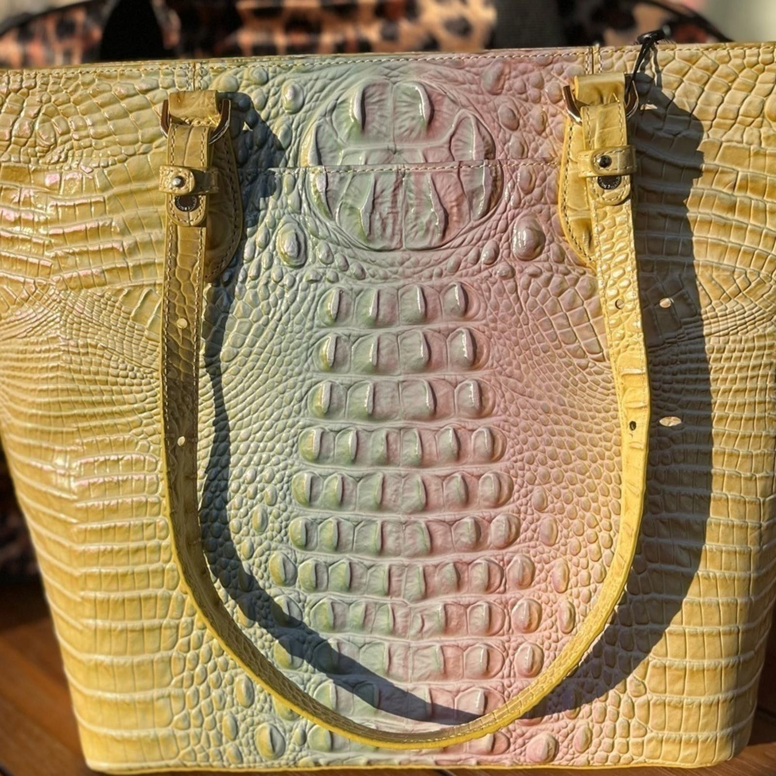 BRAHMIN Brahmin Ellen Ombre Daybreak Melbourne Tote Size ONE SIZE - 3 Thumbnail