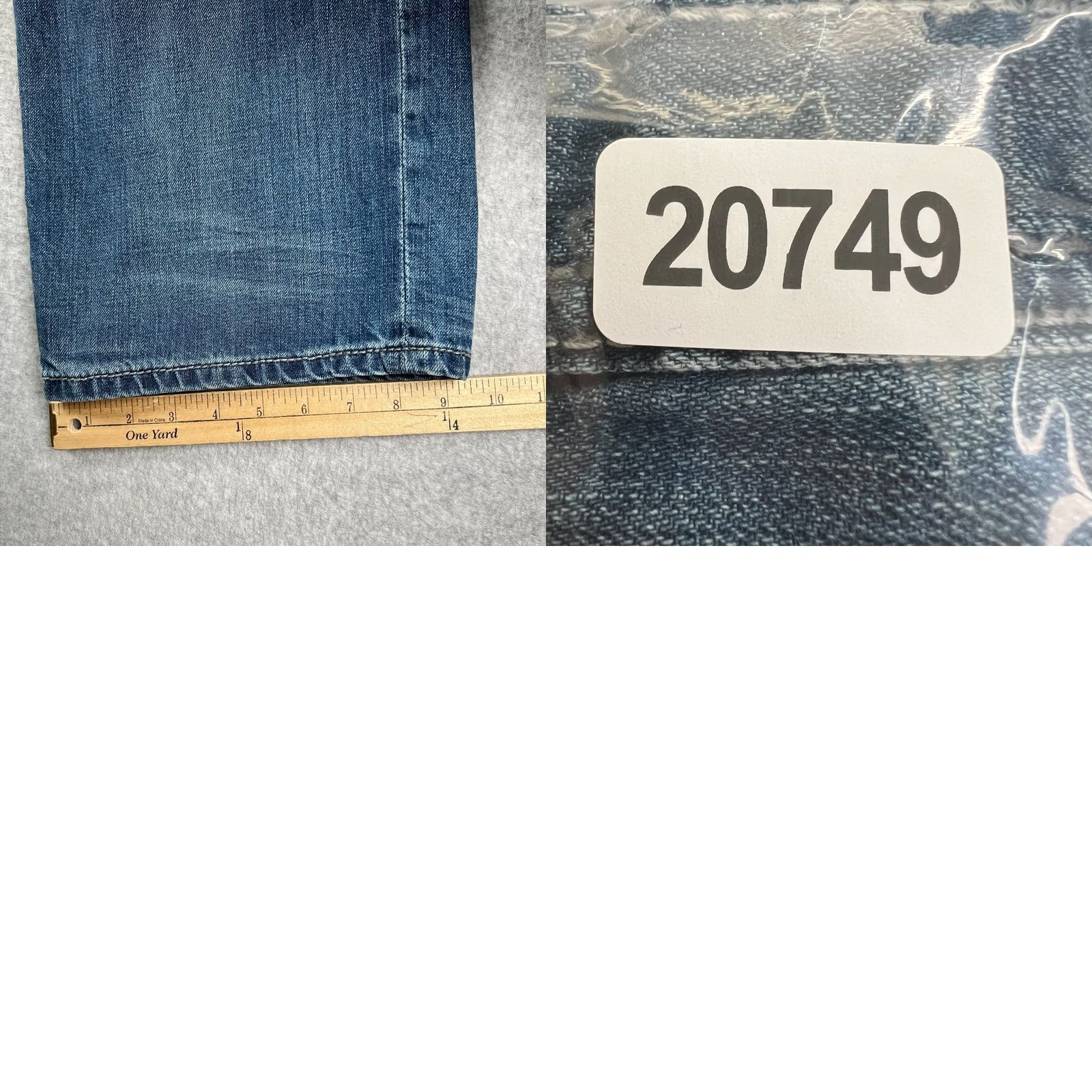 Vintage Buckle BKE Seth Straight Fit Jeans Men 36x35 36XL Blue Denim Pants Size US 36 / EU 52 - 8 Thumbnail