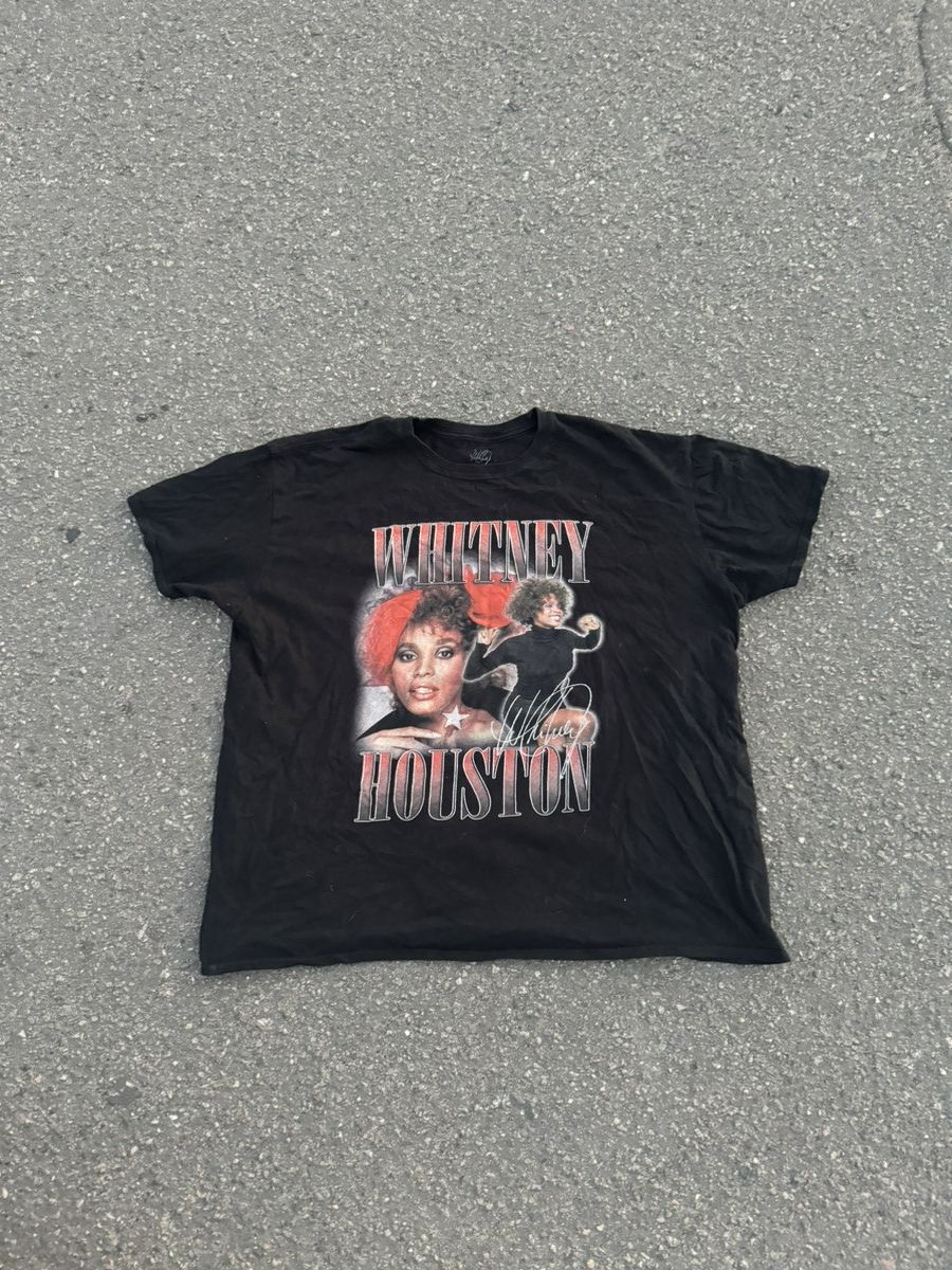Rap Tees × Vintage Vintage Whitney Houston Singer Pop 80’s Actress Bodyguard Size US XL / EU 56 / 4 - 1 Thumbnail