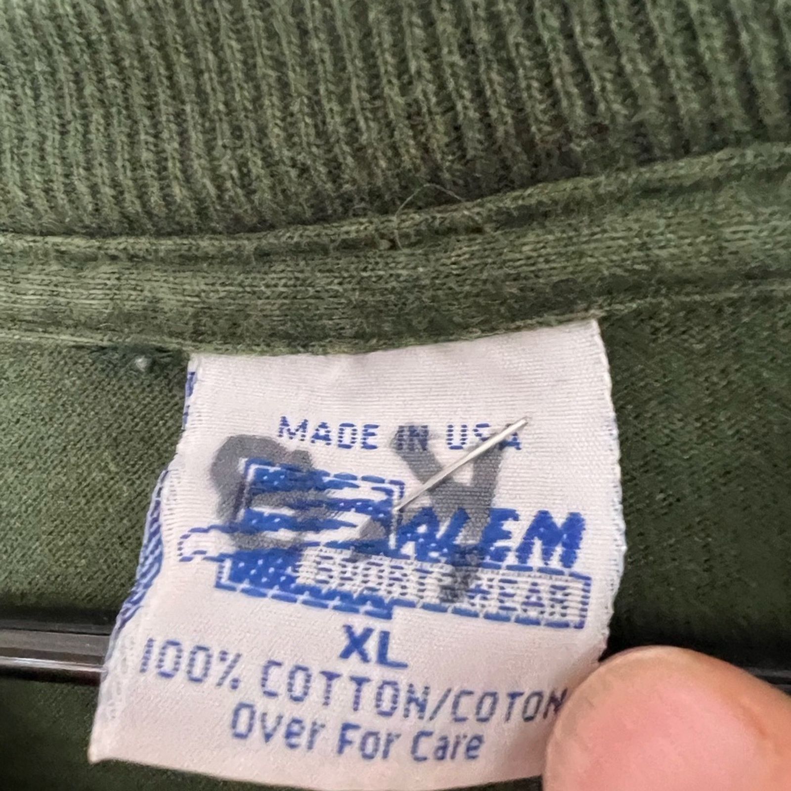 Salem Sportswear Vintage - Salem Sportswear 1995 Brett Favre Packers Shirt Size US XL / EU 56 / 4 - 4 Thumbnail