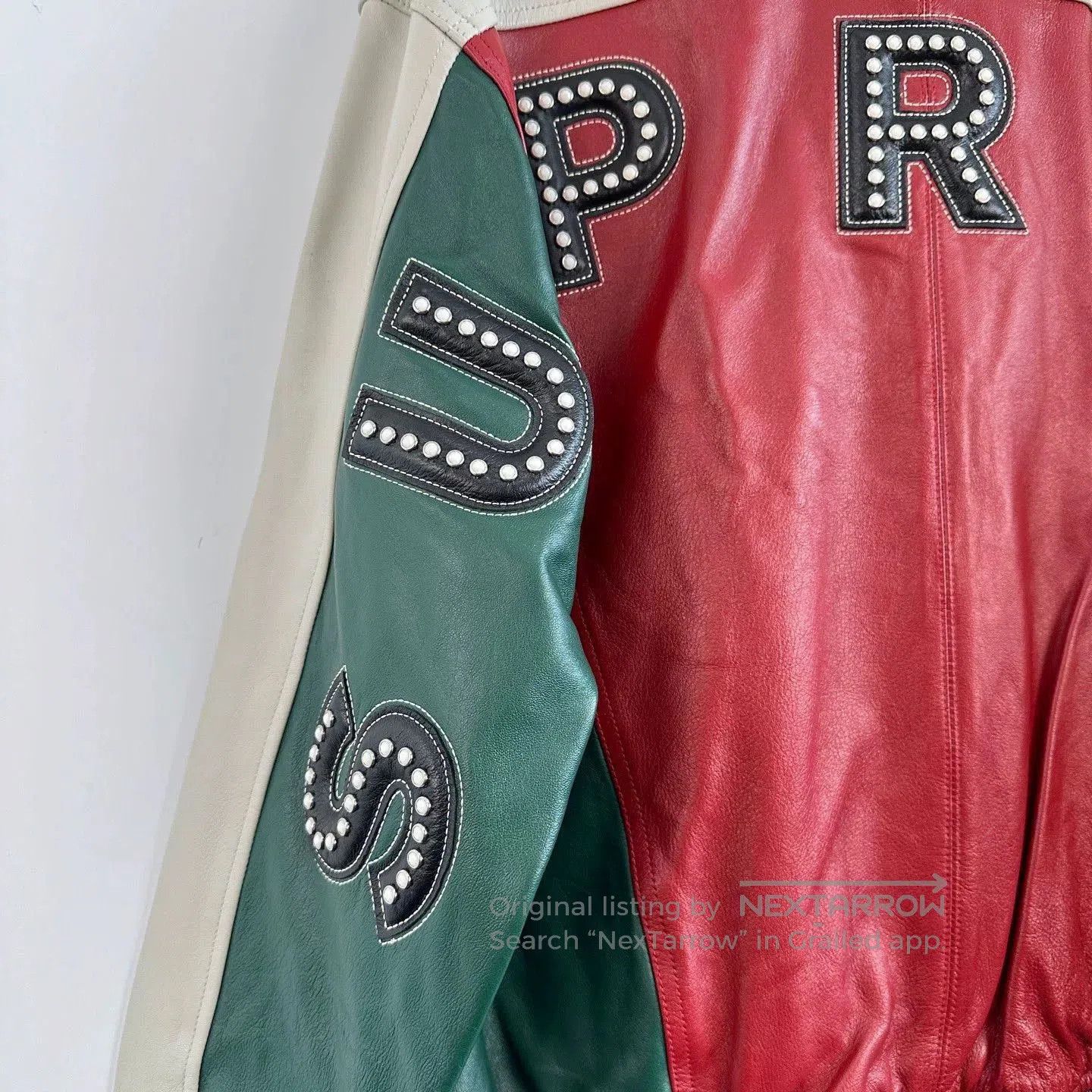 Supreme Supreme Studded Arc Leather Jacket. Size US L / EU 52-54 / 3 - 4 Thumbnail