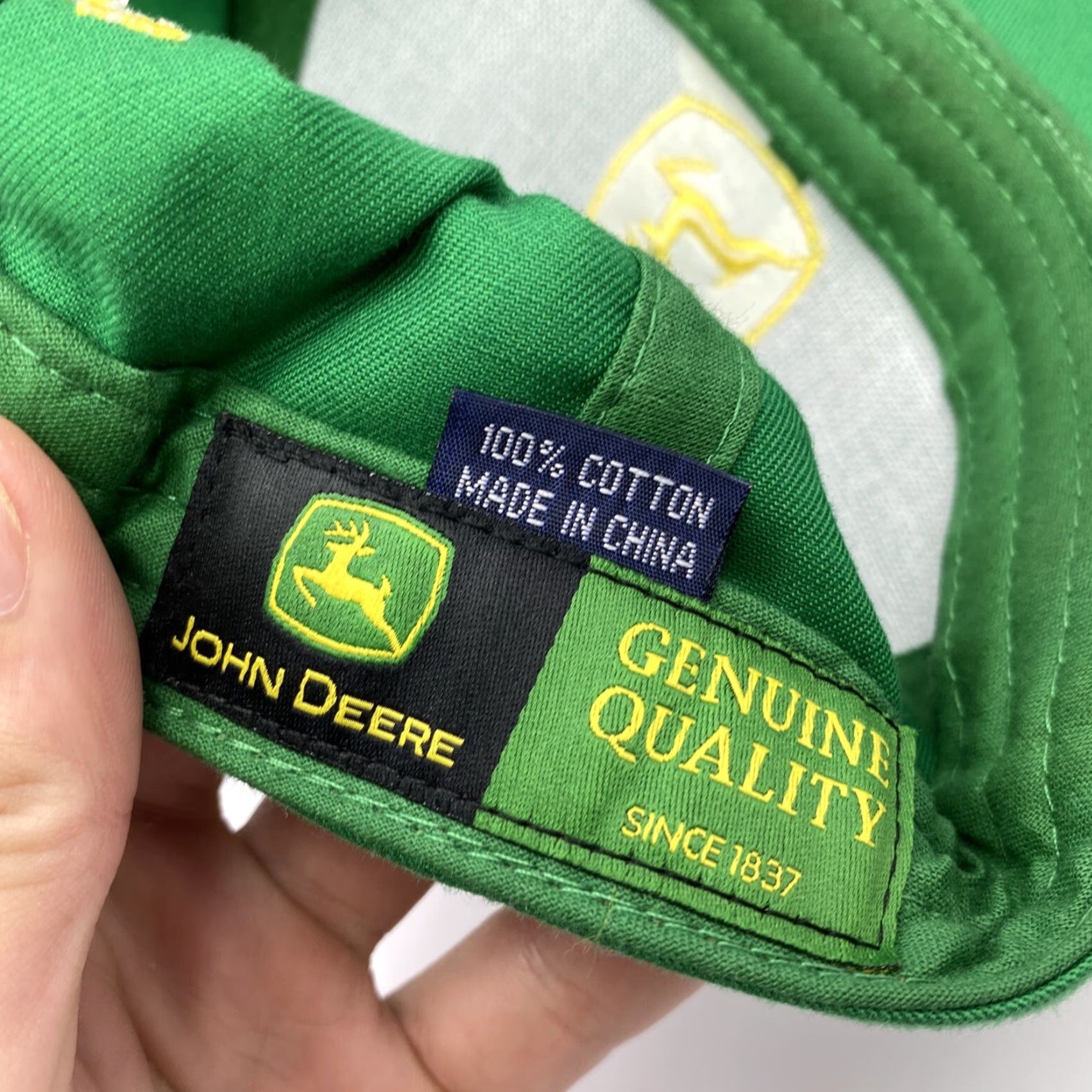 John Deere CARY FRANCIS JOHN DEERE LOGO BASEBALL CAP HAT ADJUSTABLE GREEN FARMING TRACTOR MEN'S Size ONE SIZE - 6 Thumbnail