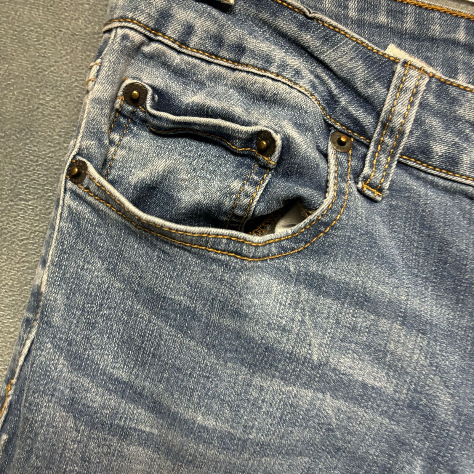 Aeropostale Aeropostale Jegging Jeans 10 Reg Womens Stretch Distress Y2K Size 32" / US 10 / IT 46 - 9 Thumbnail