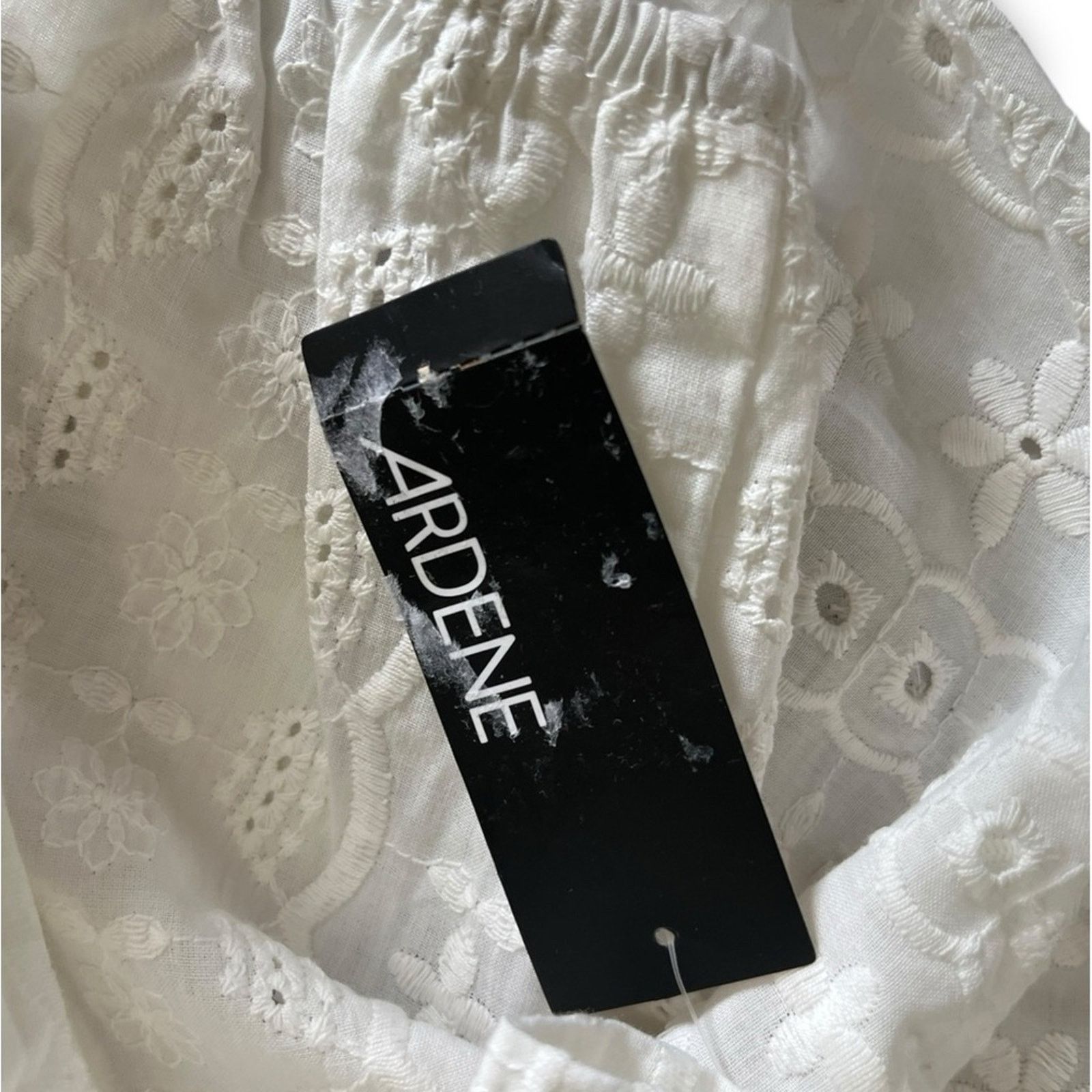 Other Ardene eyelet off the shoulder cropped summer top Size M / US 6-8 / IT 42-44 - 8 Thumbnail