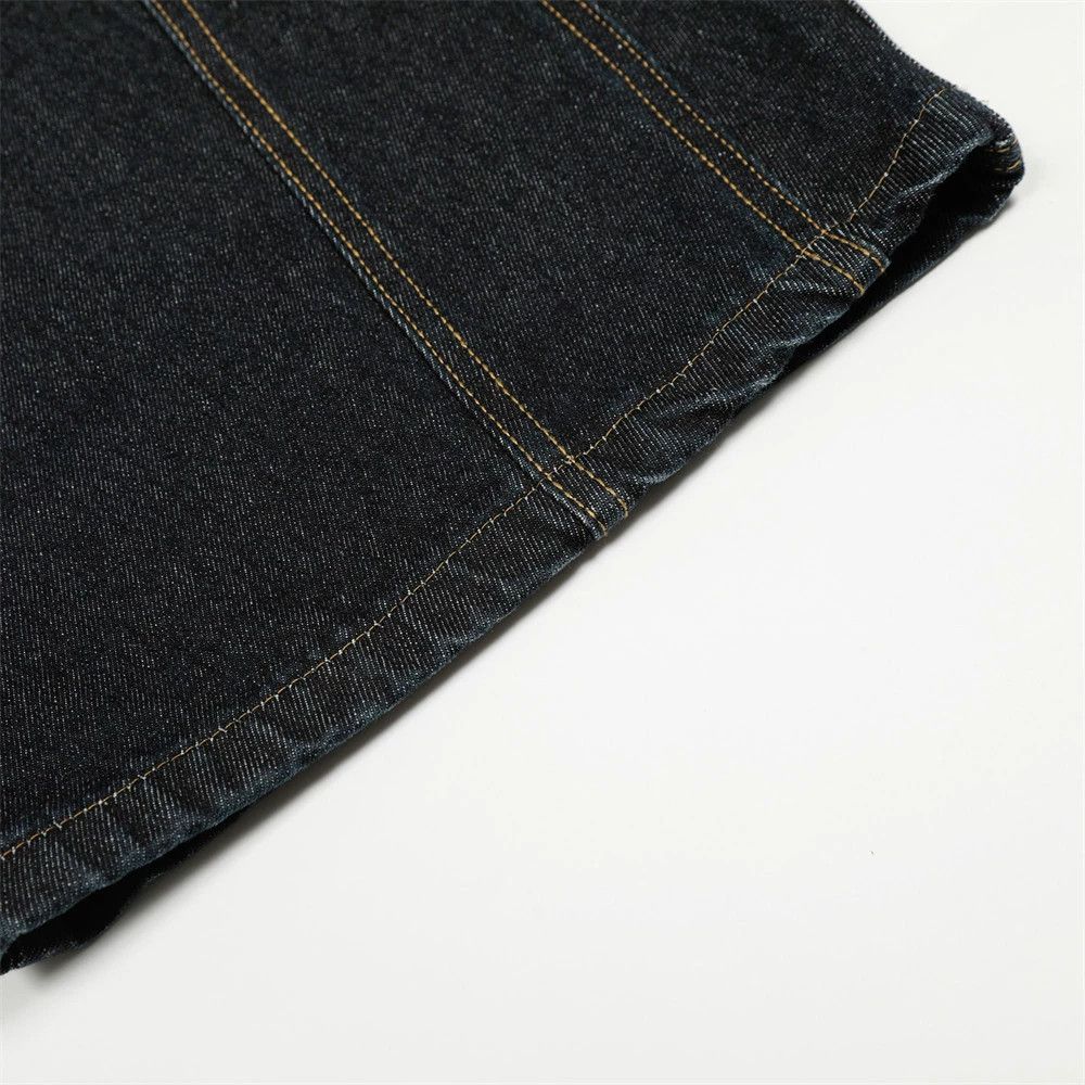 Jean Street spray-painted men's wide-leg loose scimitar jeans Size US 32 / EU 48 - 6 Thumbnail