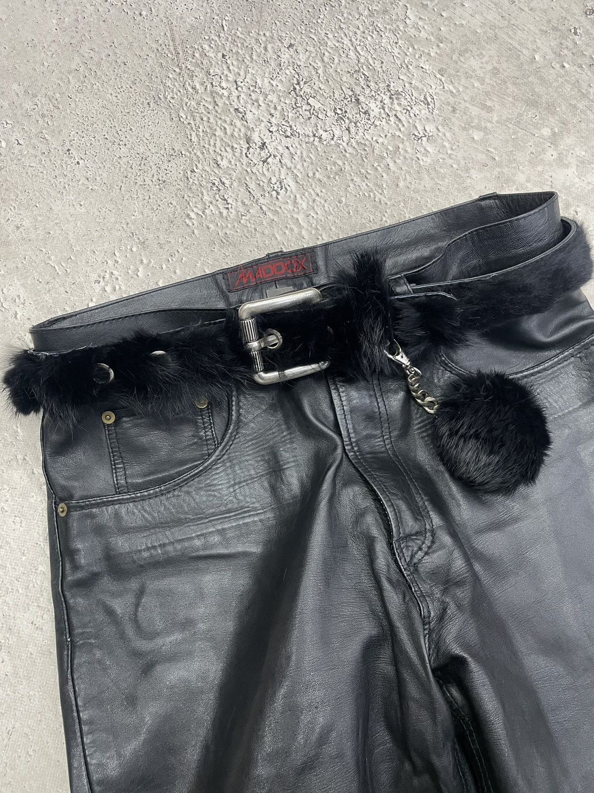 Hysteric Glamour Fur fuzzy leather hype rare leather belt lgb style Size ONE SIZE - 1 Thumbnail