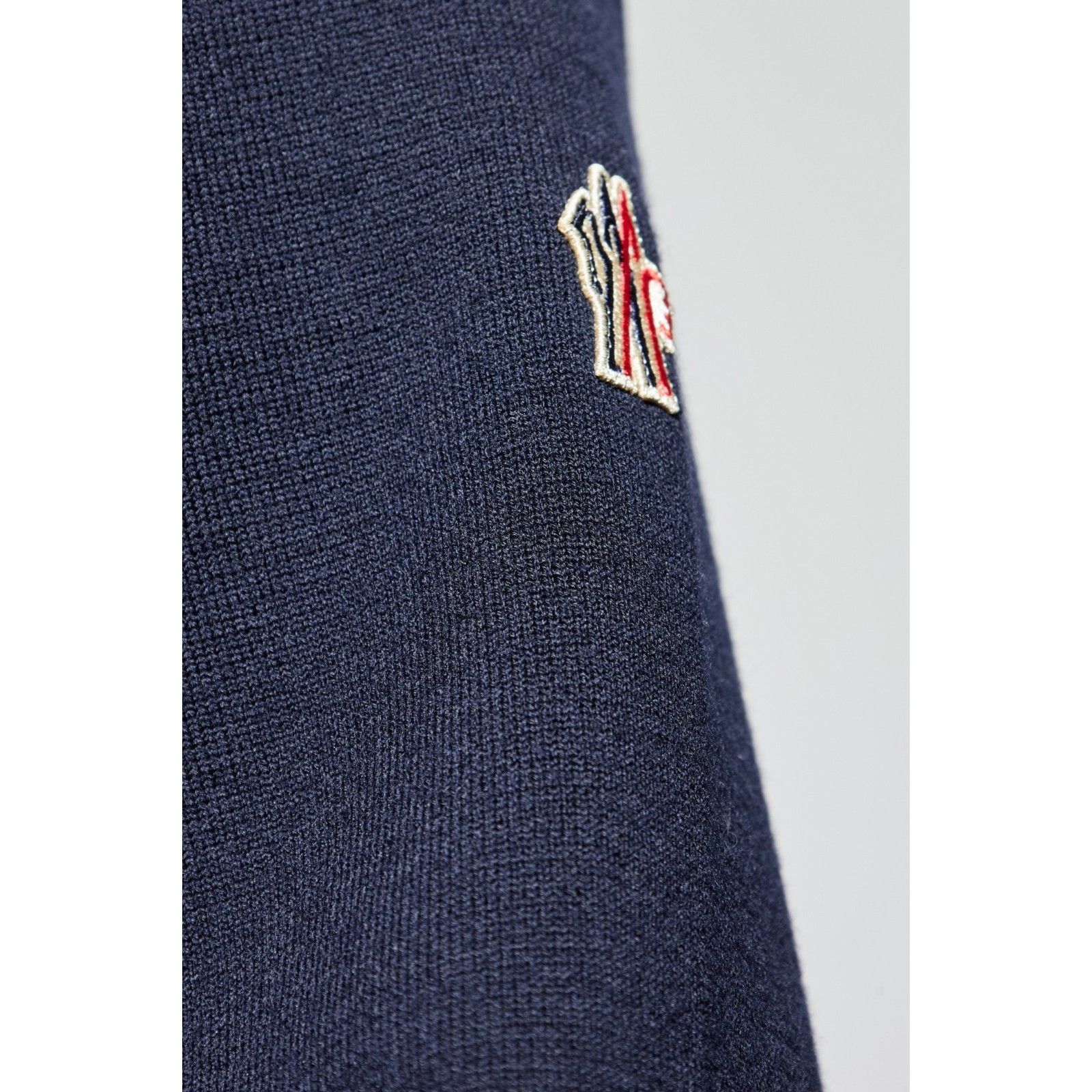 MONCLER GRENOBLE $1150 Men's Navy Blue Wool Sweater New (Men