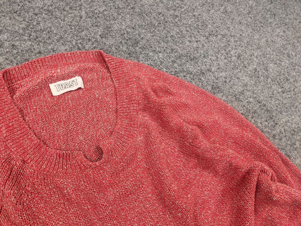 Japanese Brand Toast Design Light Linen Cotton Blend Cropped Baggy sweater Size XXL / US 16-18 / IT 52-54 - 7 Thumbnail