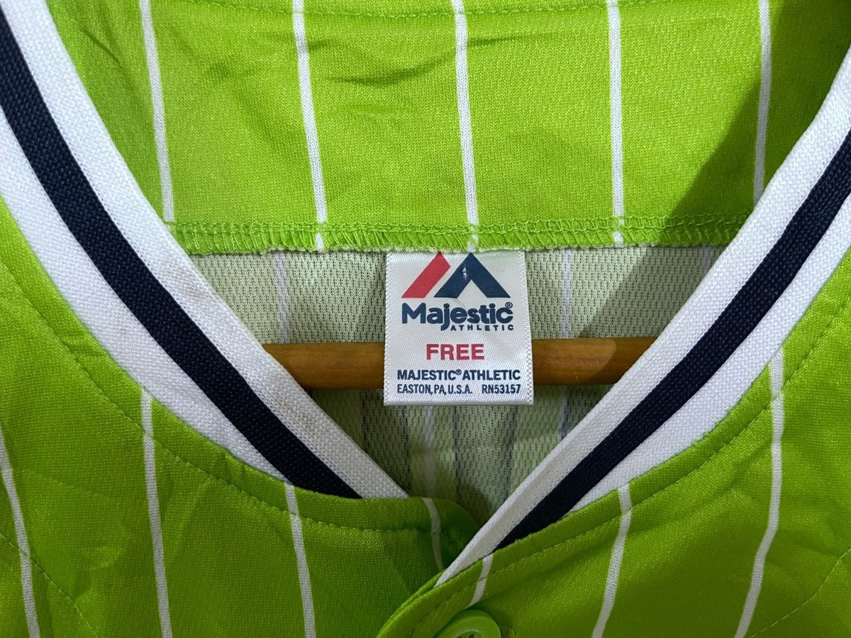 Majestic × Sports Specialties × Vintage Vintage Japan Baseball Jersey Tokyo Swallows J League Rare Size US L / EU 52-54 / 3 - 4 Thumbnail