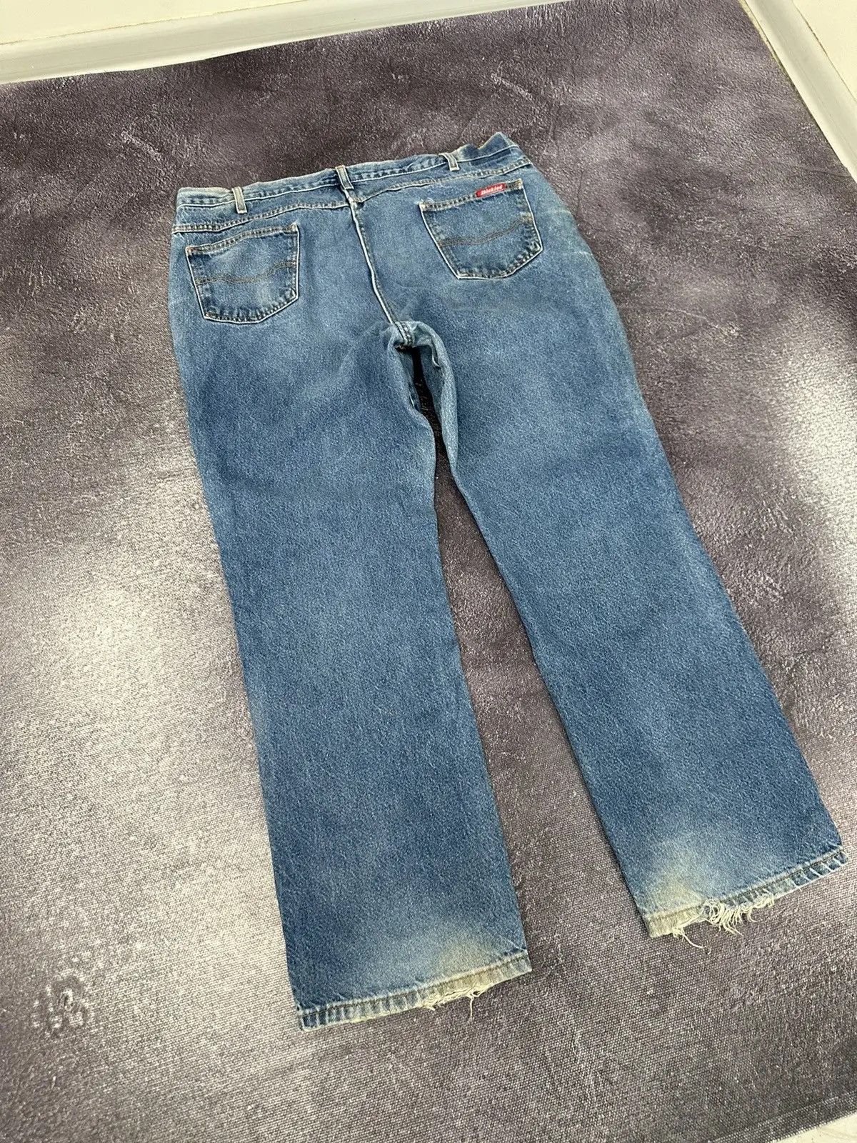 Dickies × Vintage Vintage Dickies Denim Faded Blue Hype Work Baggy Jeans Size US 42 / EU 58 - 3 Thumbnail