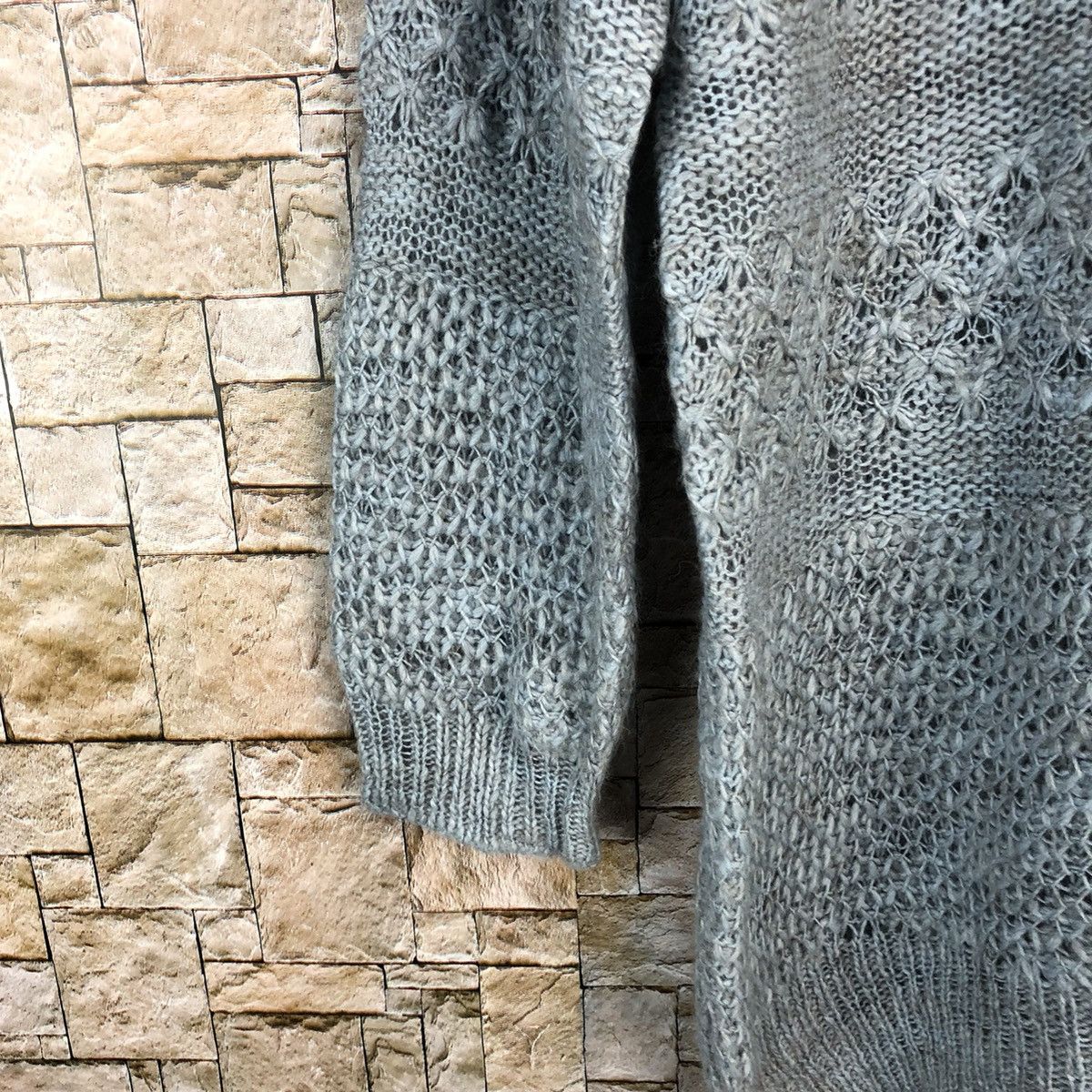 Homespun Knitwear × Japanese Brand × Vintage Ikka Blue Knitwear vintage japan #A866 Size L / US 10 / IT 46 - 7 Thumbnail