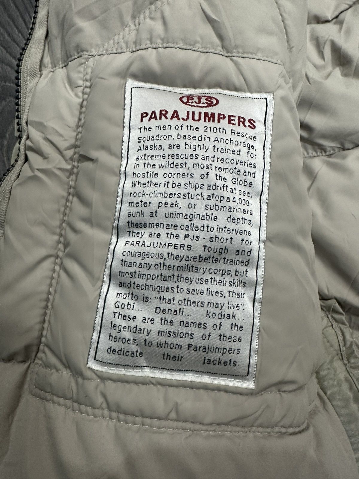 Parajumpers Authentic Parajumpers Masterpiece Series Jacket White/Cream Size XS / US 0-2 / IT 36-38 - 6 Thumbnail