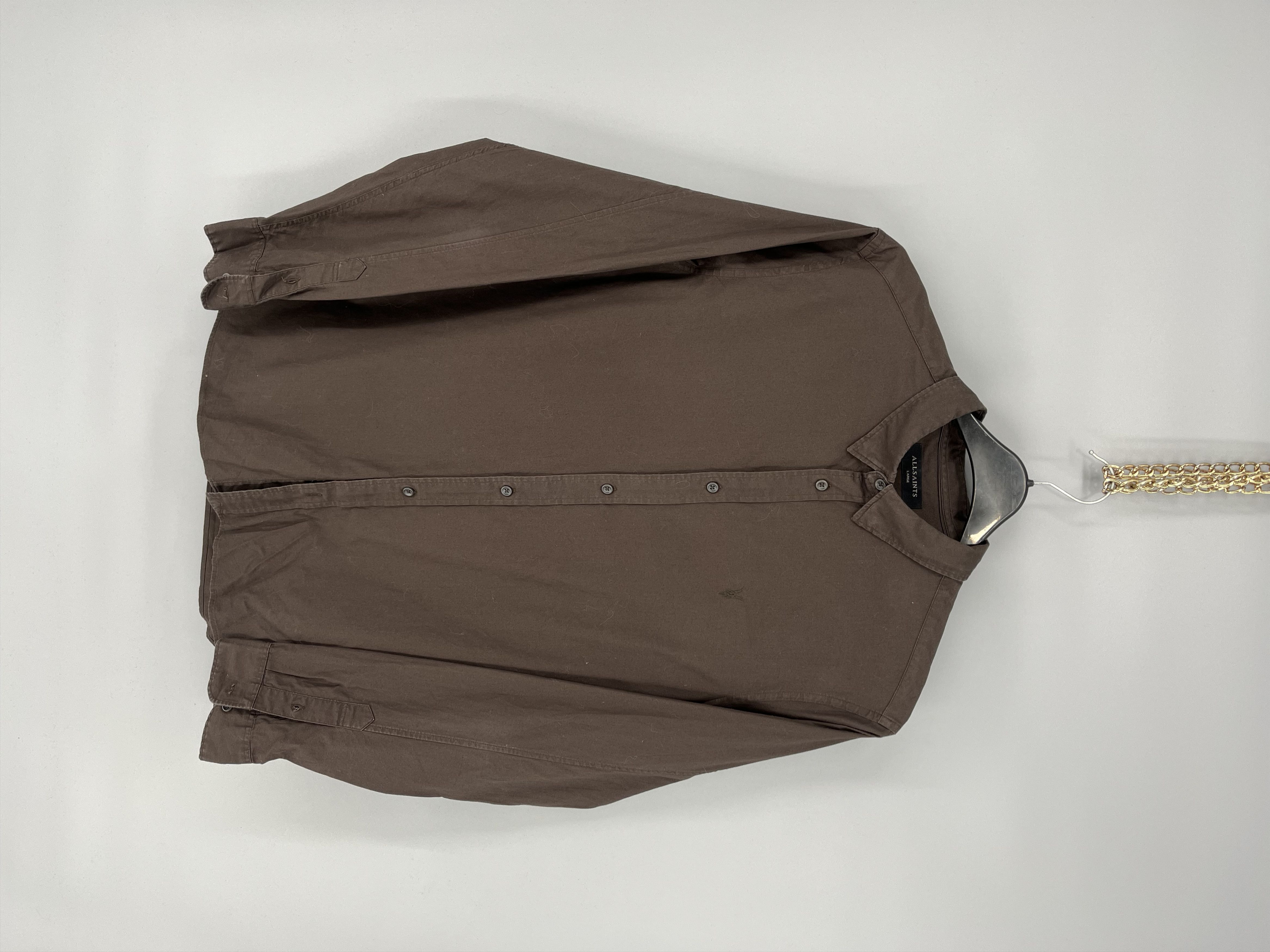 Allsaints × Vintage Allsaints Long Sleeve Shirt Streetwear Y2k Style Size L Size US L / EU 52-54 / 3 - 1 Thumbnail