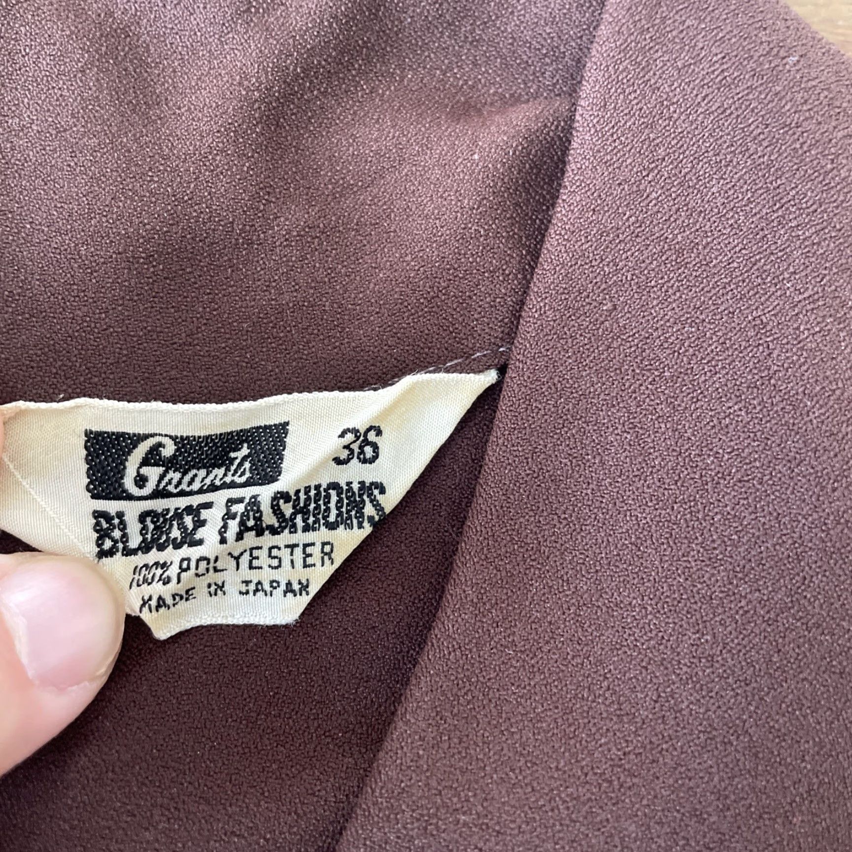 Vintage VINTAGE Grants Rockabilly Shirt Womens 36 Brown Button Up Western Rodeo 80s 90s Mens Girls Size XS / US 0-2 / IT 36-38 - 3 Thumbnail