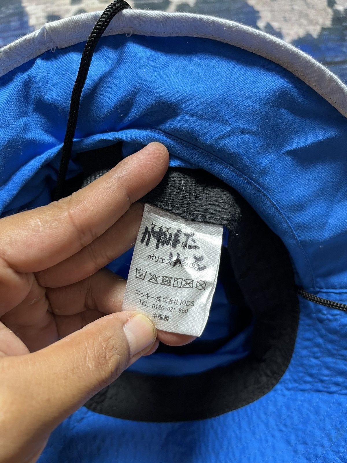 Benetton 🔥Benetton bucket hats with rope unisex Size ONE SIZE - 3 Thumbnail