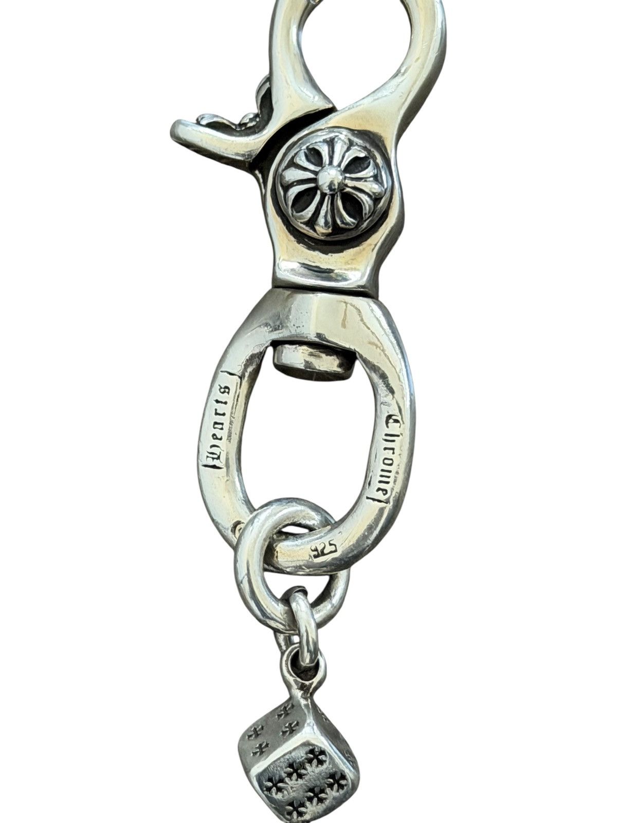 Chrome Hearts Dice Crossball Double Lobster Clasp Wallet Chain Size ONE SIZE - 4 Thumbnail
