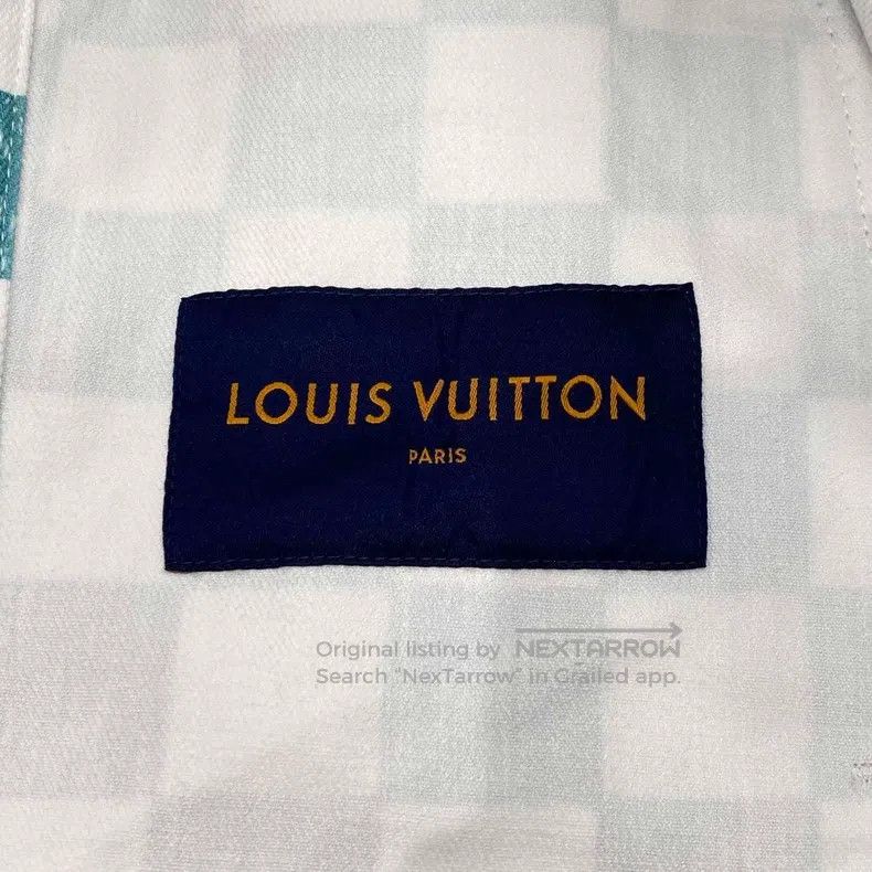 Louis Vuitton Louis Vuitton Checkerboard Tiffany Denim Jacket Size US L / EU 52-54 / 3 - 4 Thumbnail