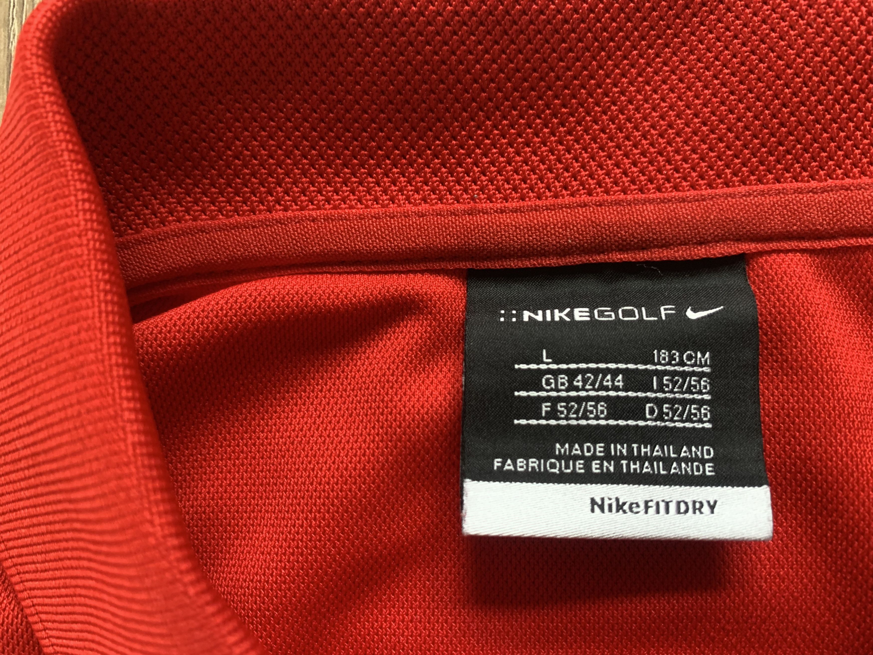 Nike Mens Nike Red Polo Shirt Fit Dry Size US L / EU 52-54 / 3 - 5 Thumbnail