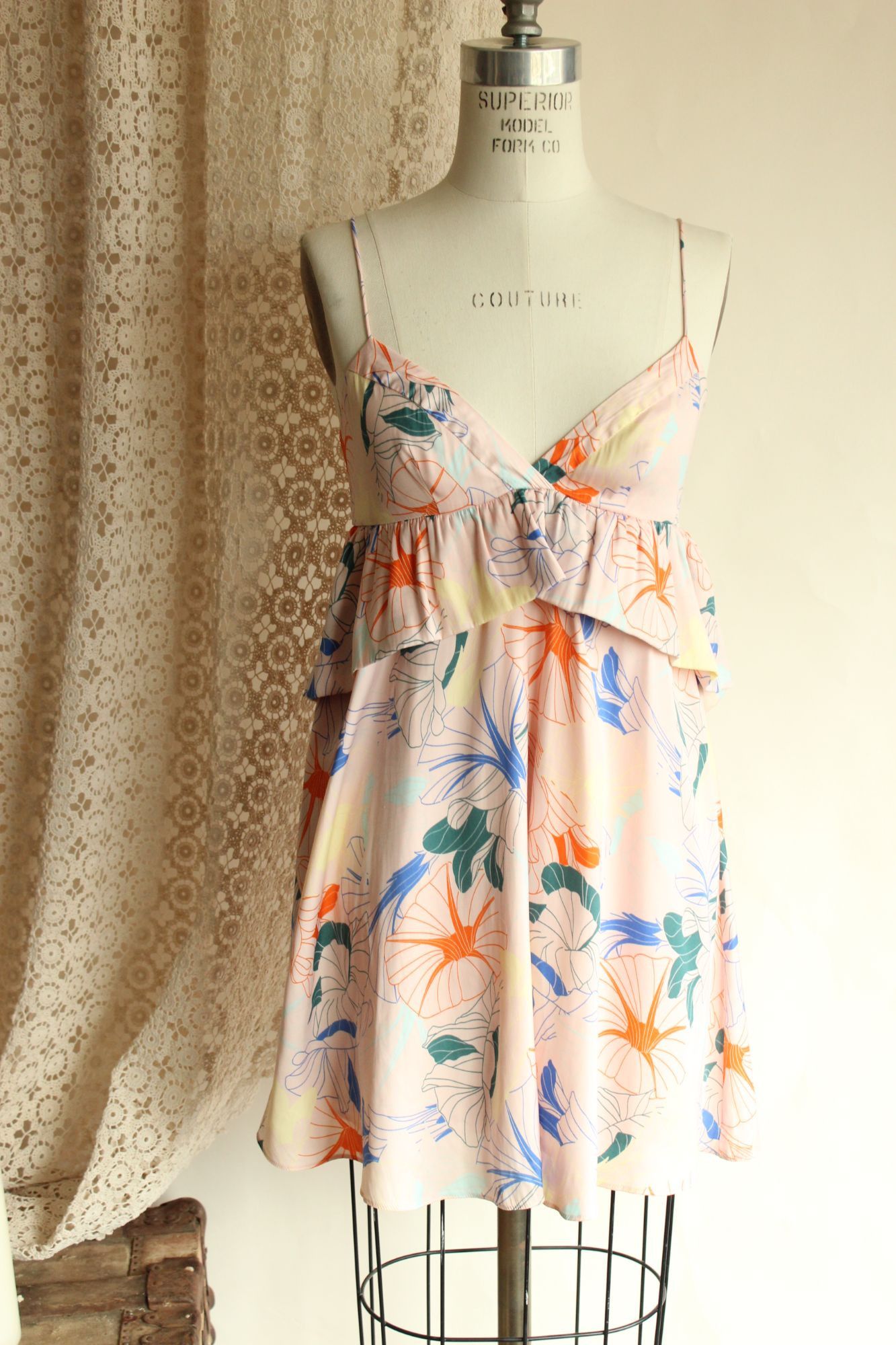 Anthropologie Alice & UO, Anthropologie, Heaven Ruffle Dress, Size 2, Baby Size XS / US 0-2 / IT 36-38 - 2 Thumbnail
