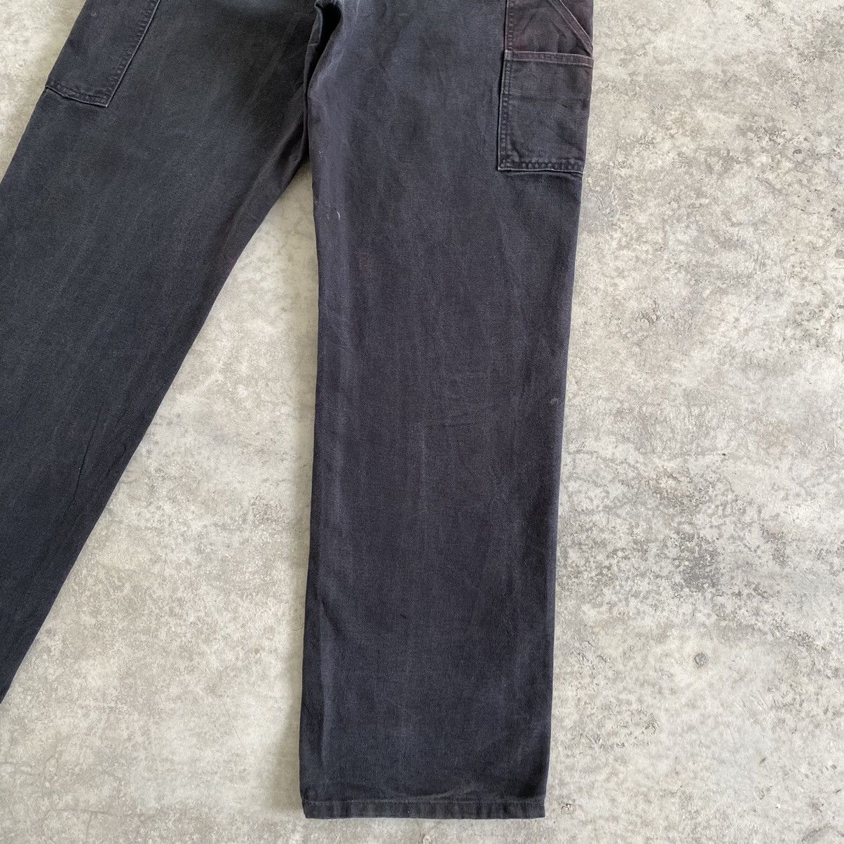Carhartt Trashed VTG Carhartt Faded Dirty Carpenter Workwear Pants Size US 33 - 19 Thumbnail