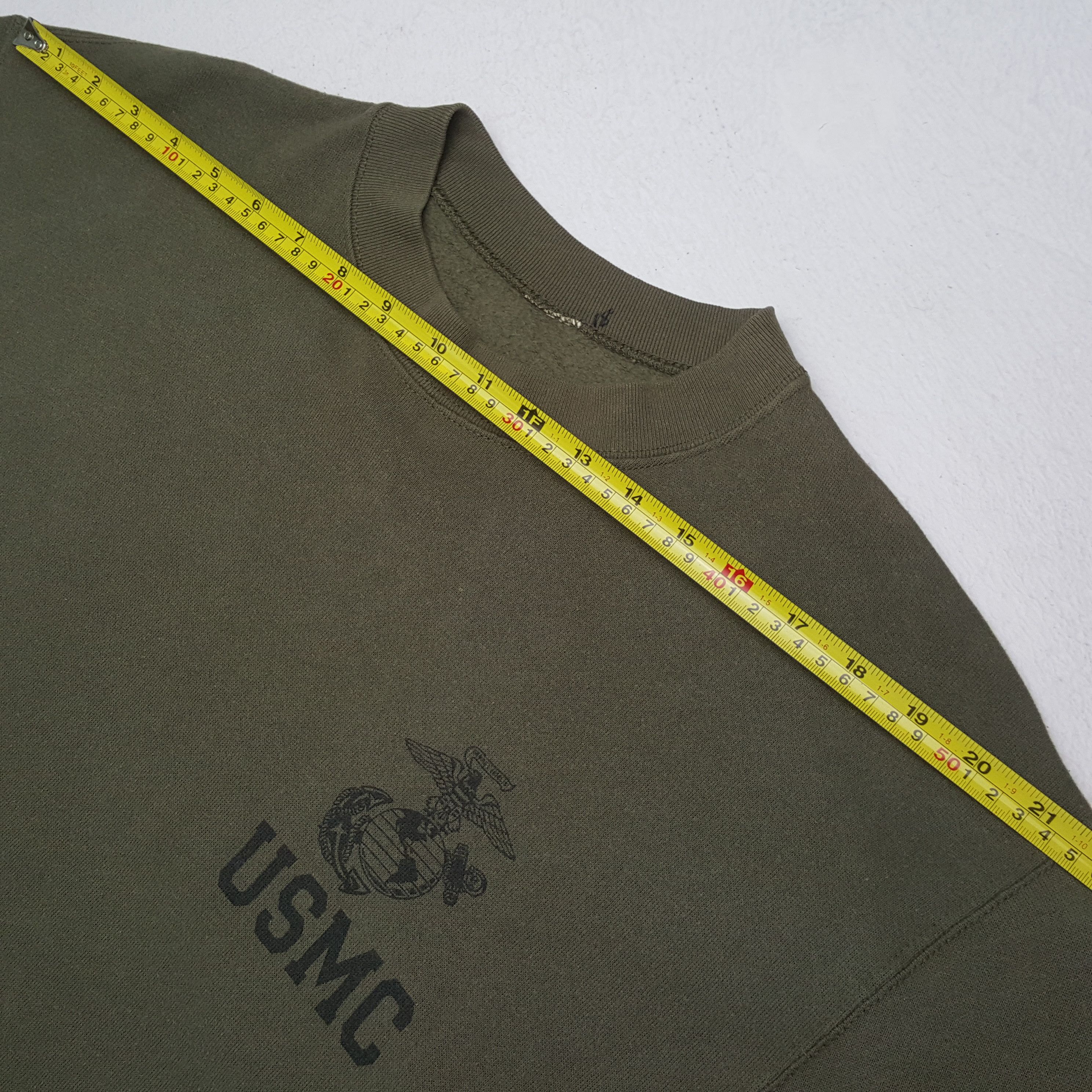 Vintage USMC Marine Corps Green Sweatshirt RR9 Size US M / EU 48-50 / 2 - 5 Thumbnail