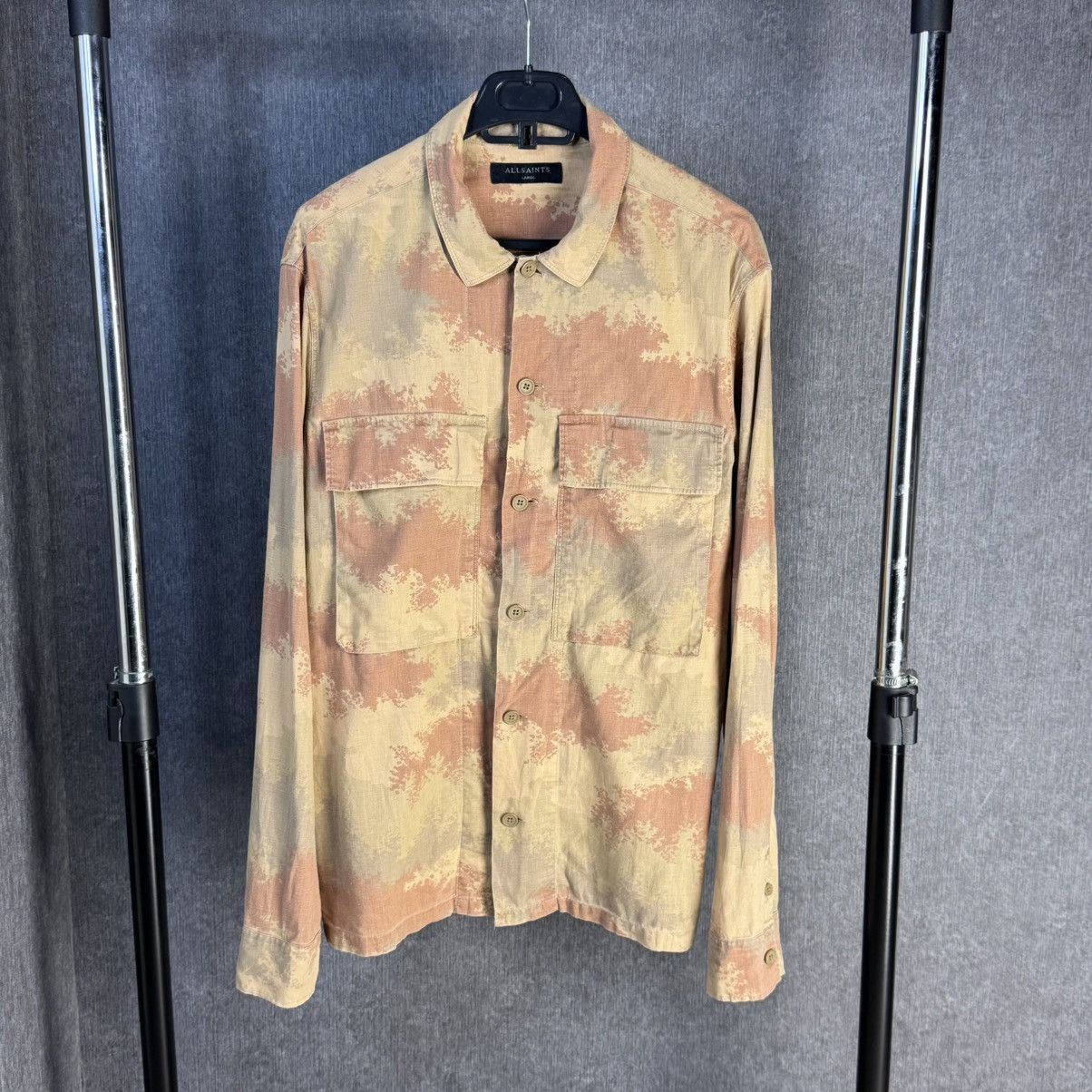 Allsaints Allsaints LINEN SHIRT MULTI PRINT SHIRT BUTTON UP Size US L / EU 52-54 / 3 - 1 Thumbnail