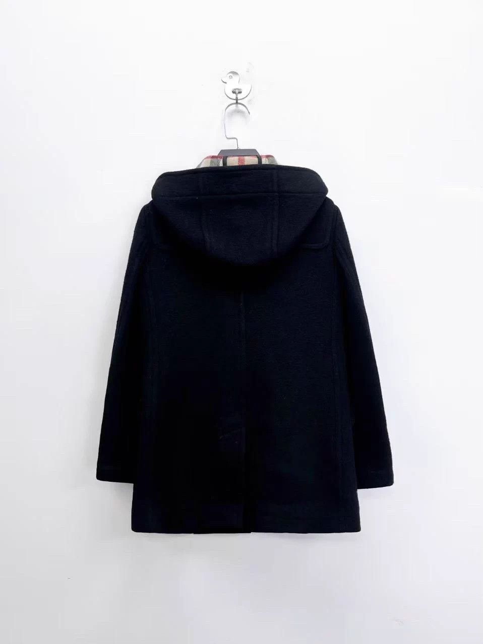 Burberry Burberry Black Check Lining Hooded Short Coat UK4 Size XS / US 0-2 / IT 36-38 - 2 Thumbnail